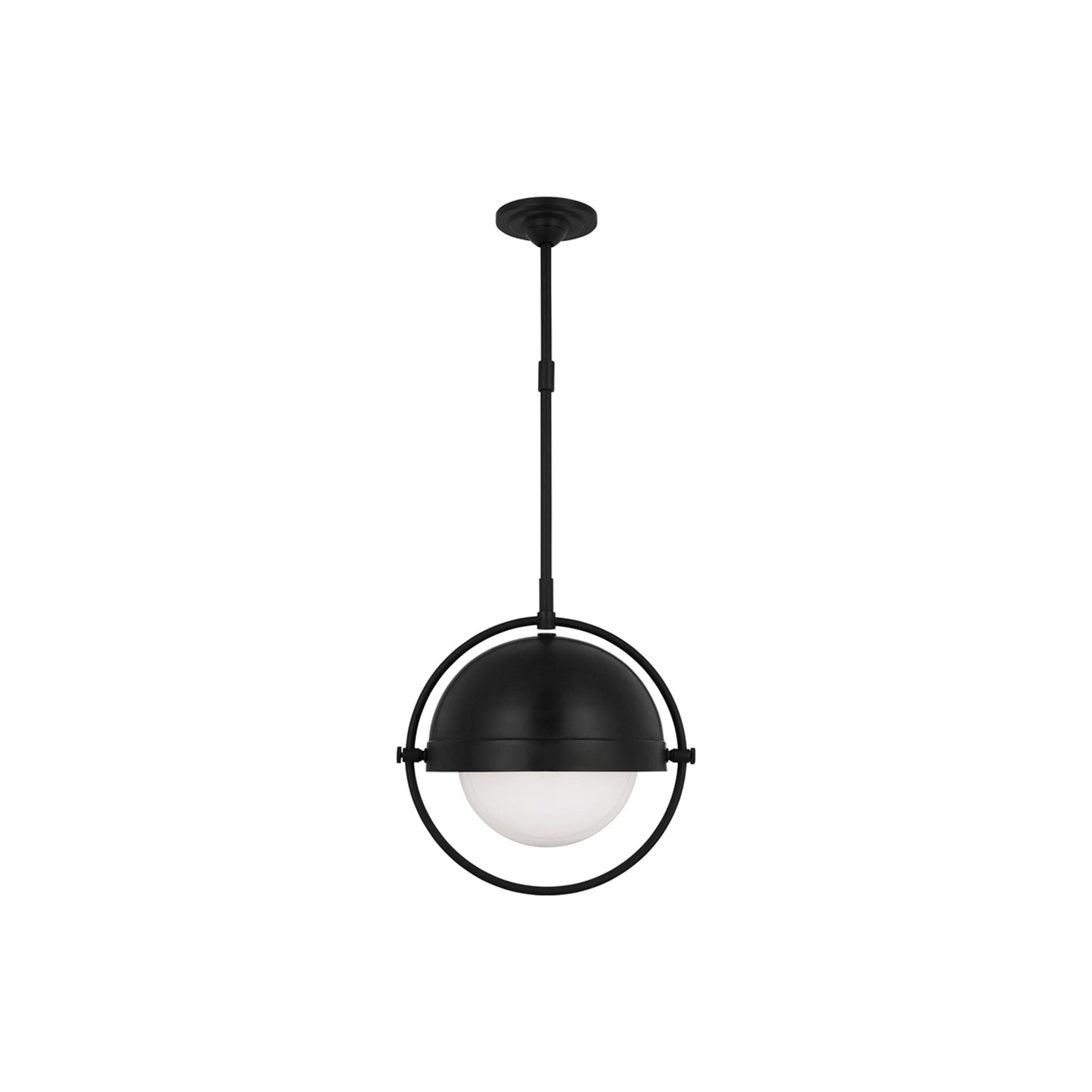 Bacall Pendant Light in Aged Iron (Large).
