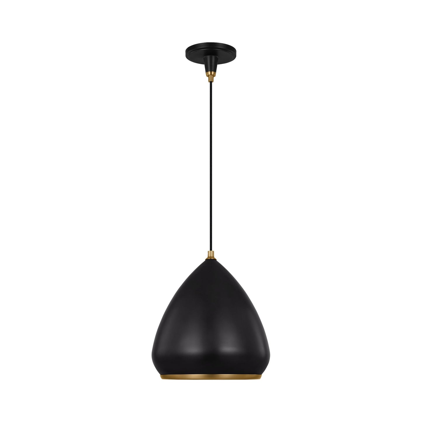 Clasica Pendant Light in Aged Iron (Medium).