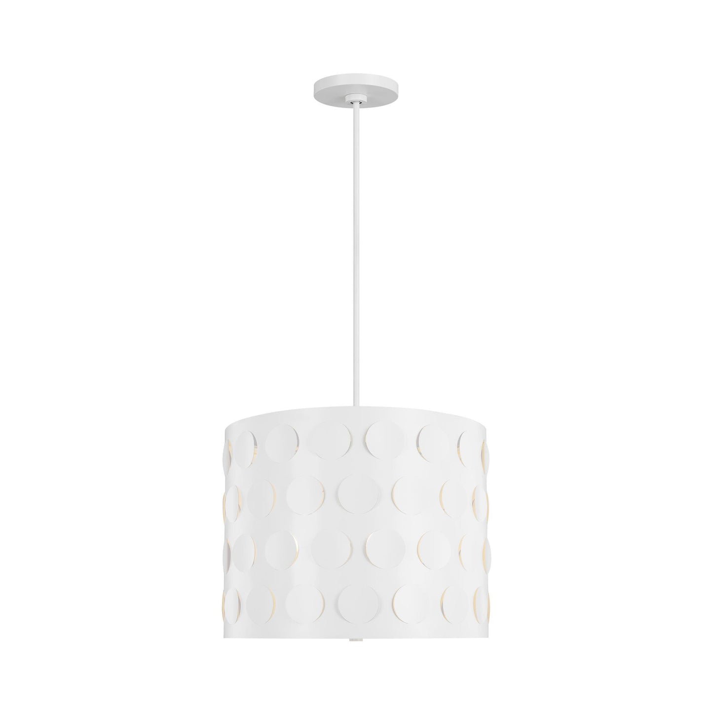 Dottie Pendant Light in Matte White (Large).