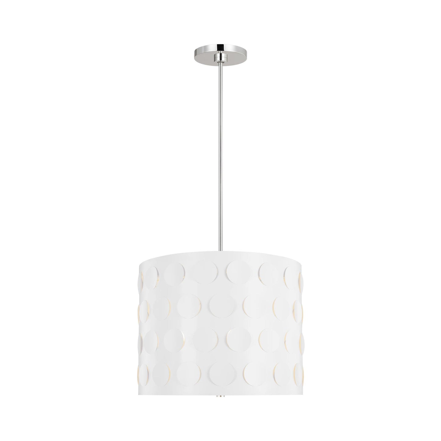 Dottie Pendant Light in Polished Nickel (Large).