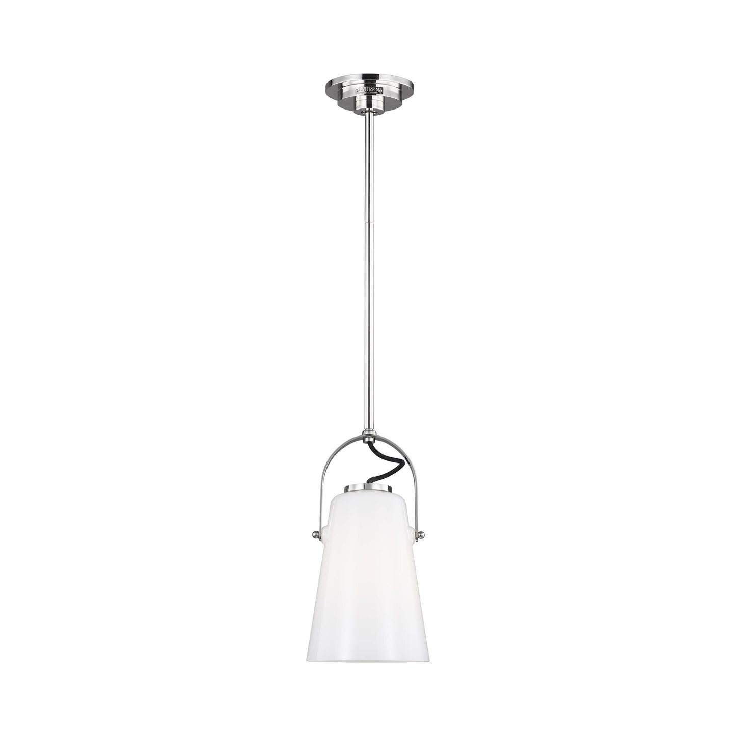 Hazel Pendant Light in Mini/Polished Nickel.