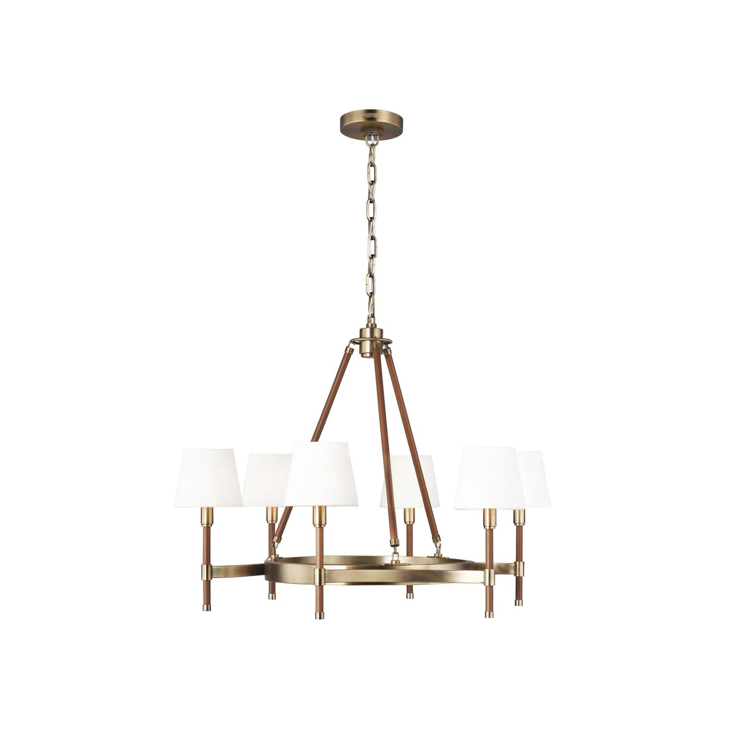 Katie Chandelier in Time Worn Brass (Medium).