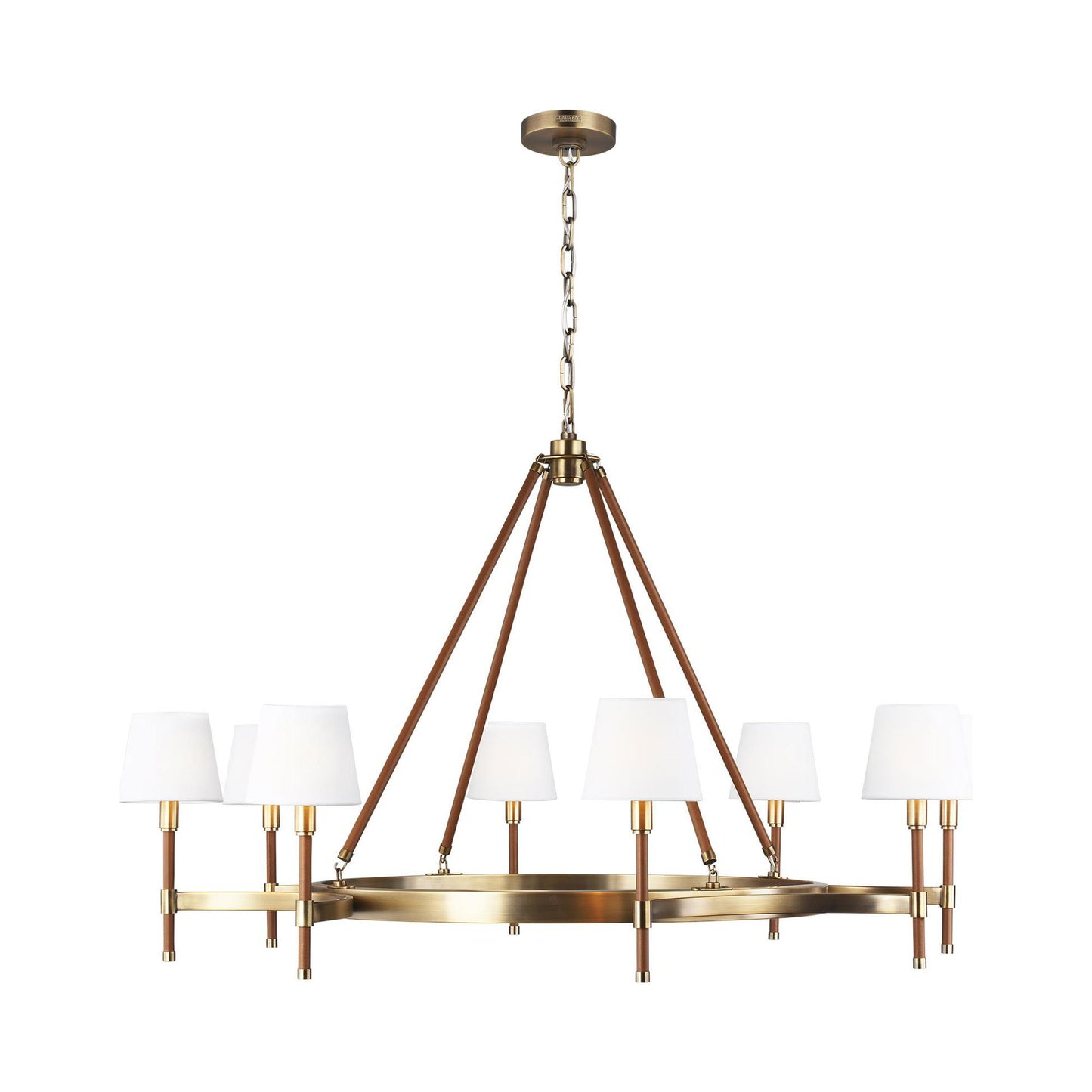 Katie Chandelier in Time Worn Brass (Large).