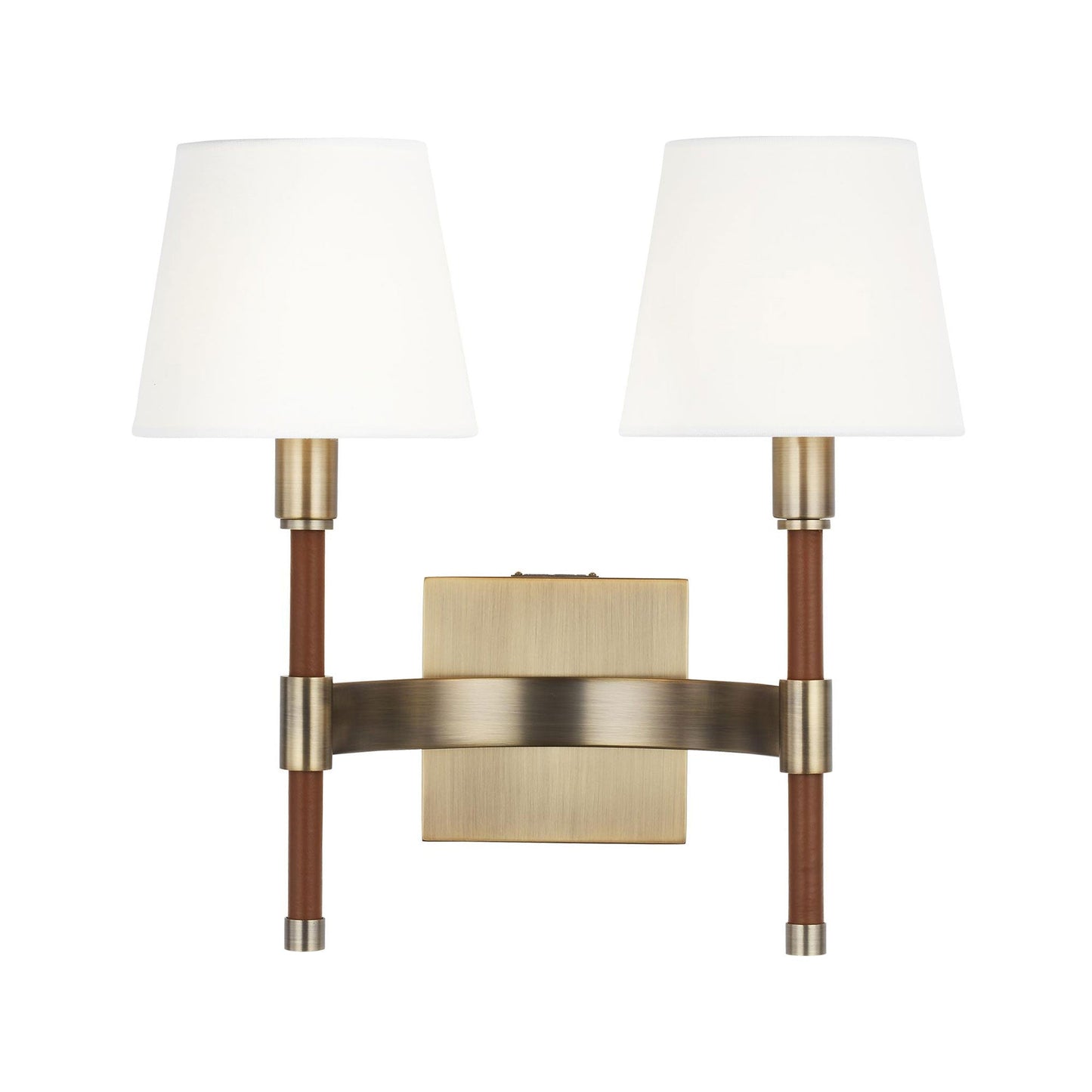 Katie Wall Light in Time Worn Brass (2-Light).