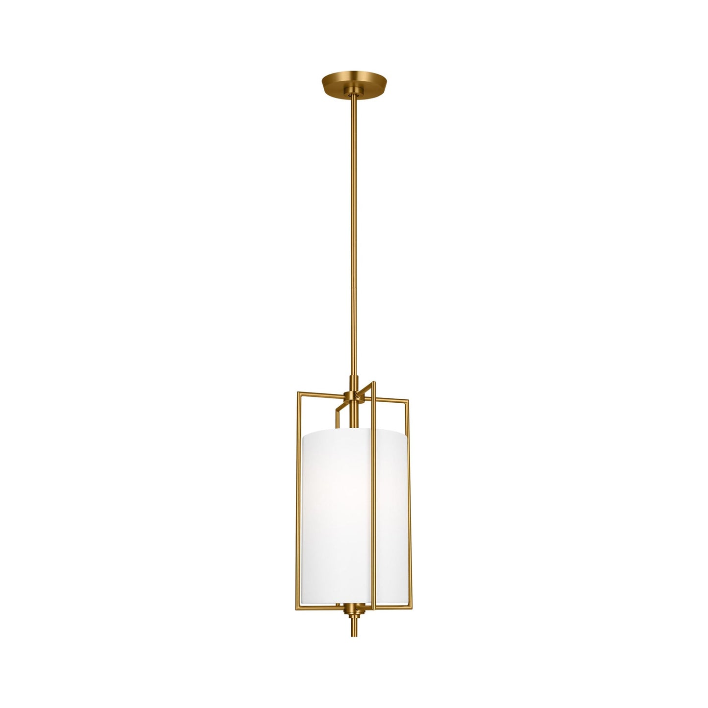 Perno Midcentury Pendant Light in Burnished Brass (Small).