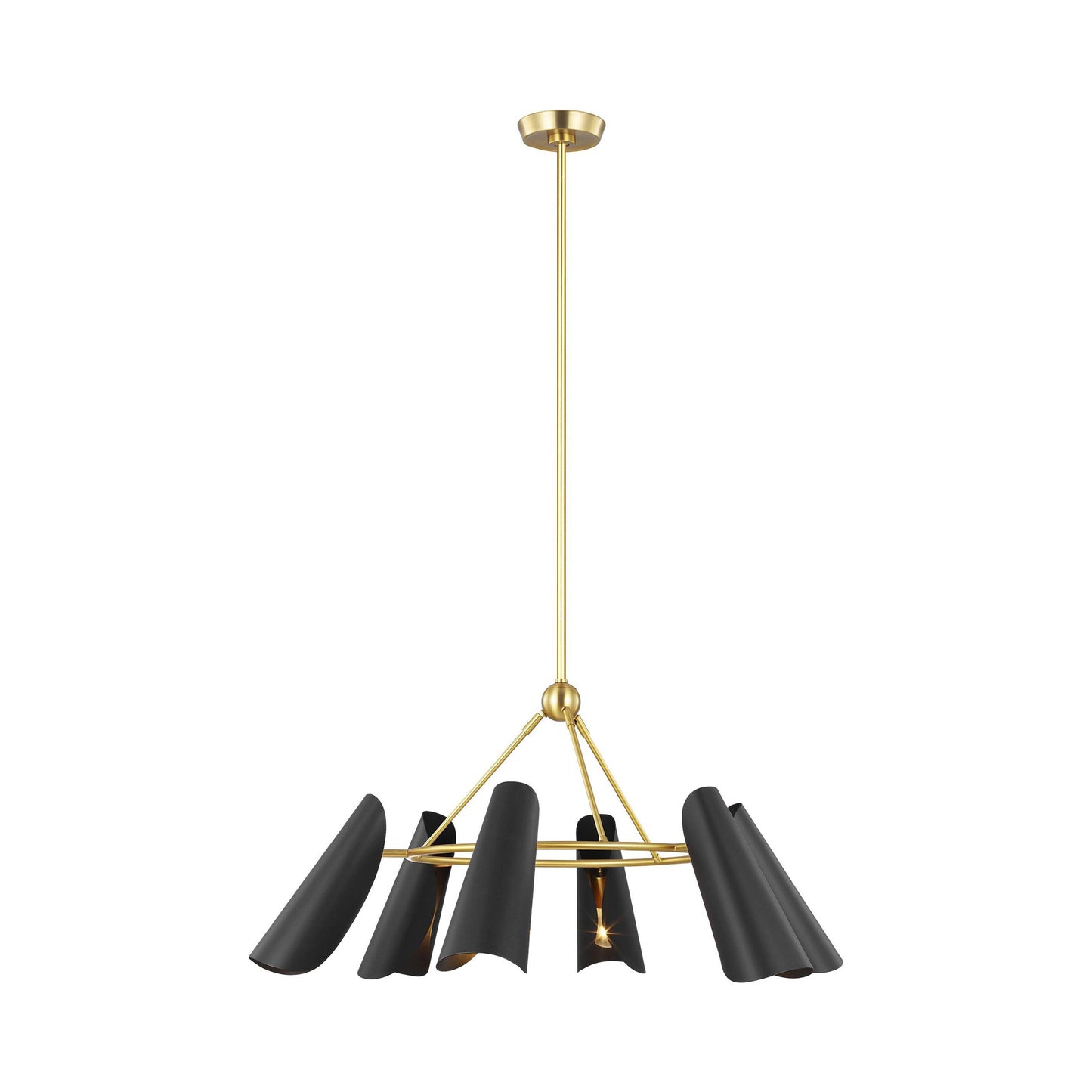 Tresa Chandelier in Midnight Black (6-Light).
