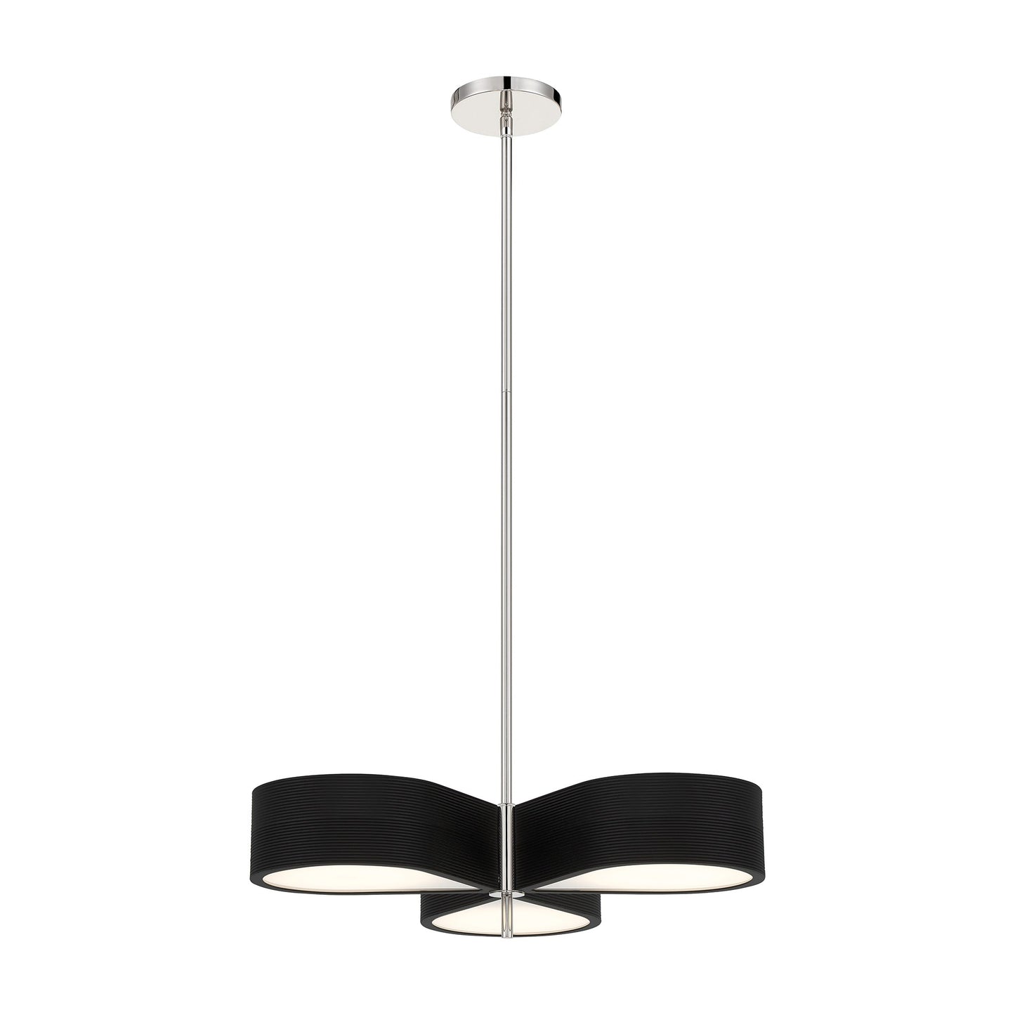 Side Step LED Chandelier in Detail.