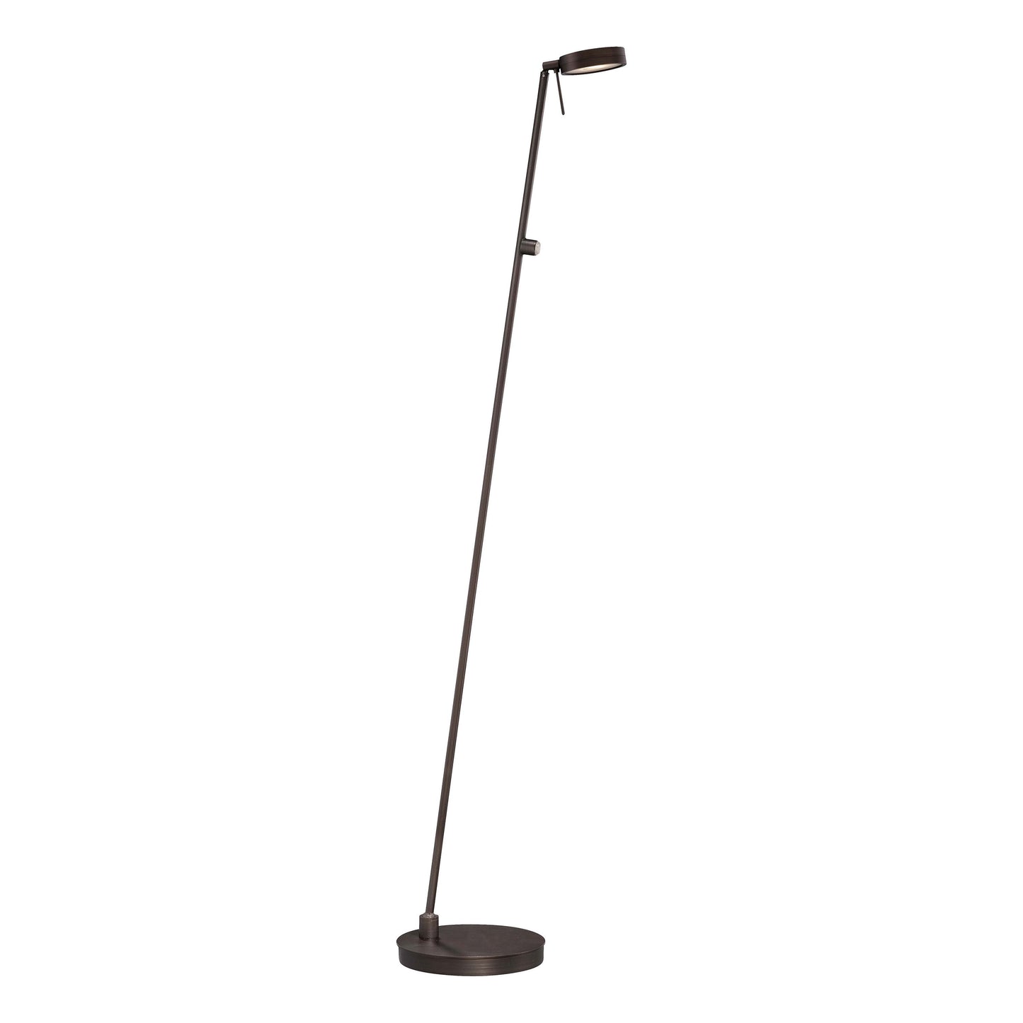 George's Reading Room P4304 LED Pharmacy Floor Lamp in Copper Bronze Patina.