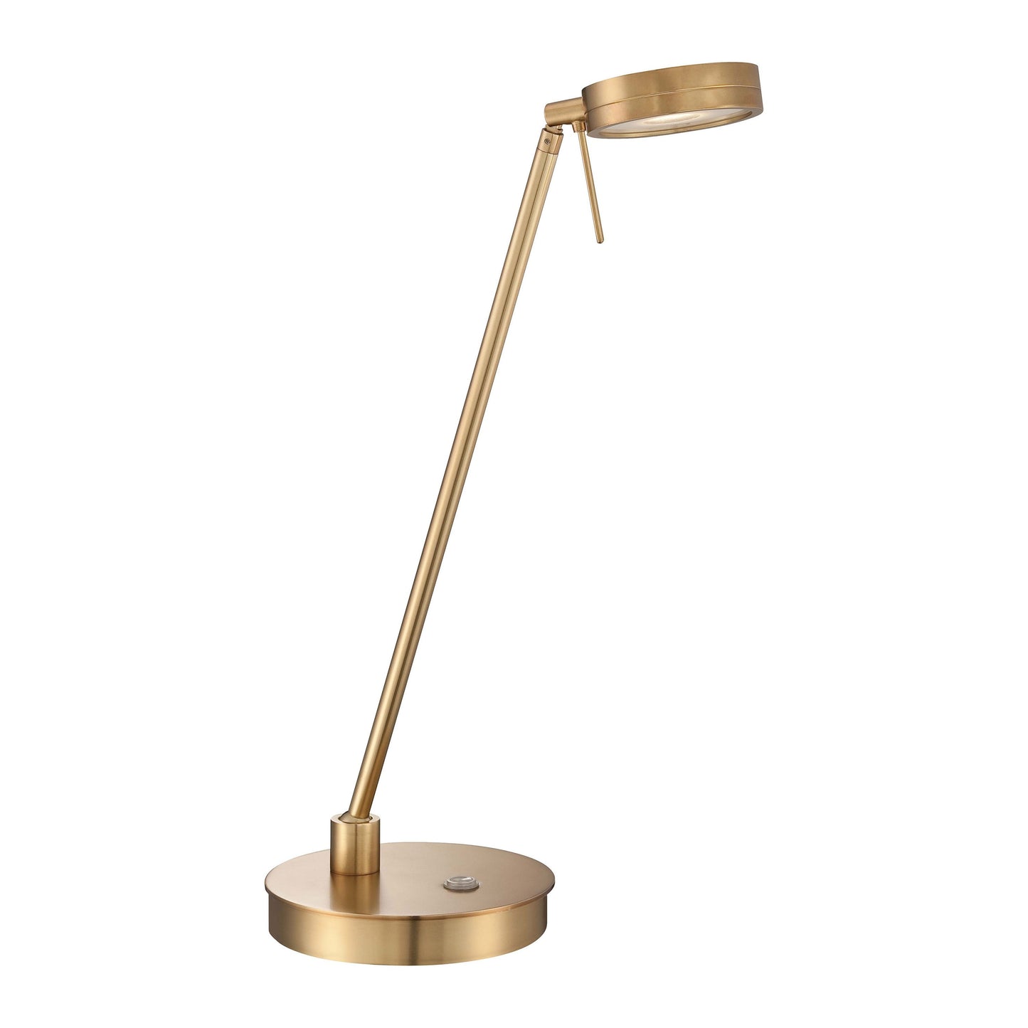 George's Reading Room P4306 LED Pharmacy Table Lamp in Honey Gold.