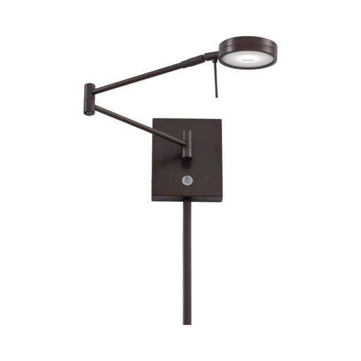 George's Reading Room P4308 LED Swing Arm Wall Light.