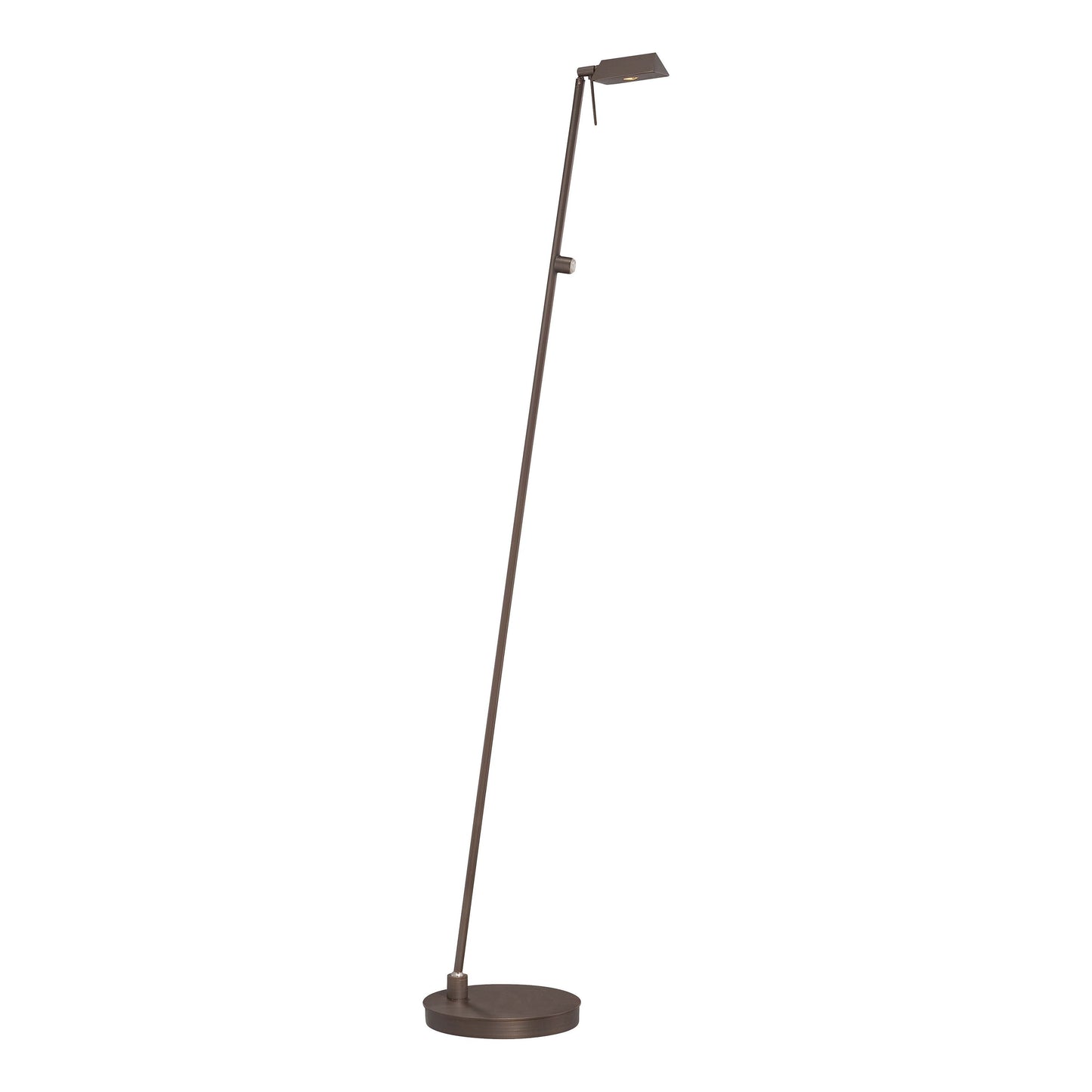 George's Reading Room P4314 LED Pharmacy Floor Lamp in Copper Bronze Patina.