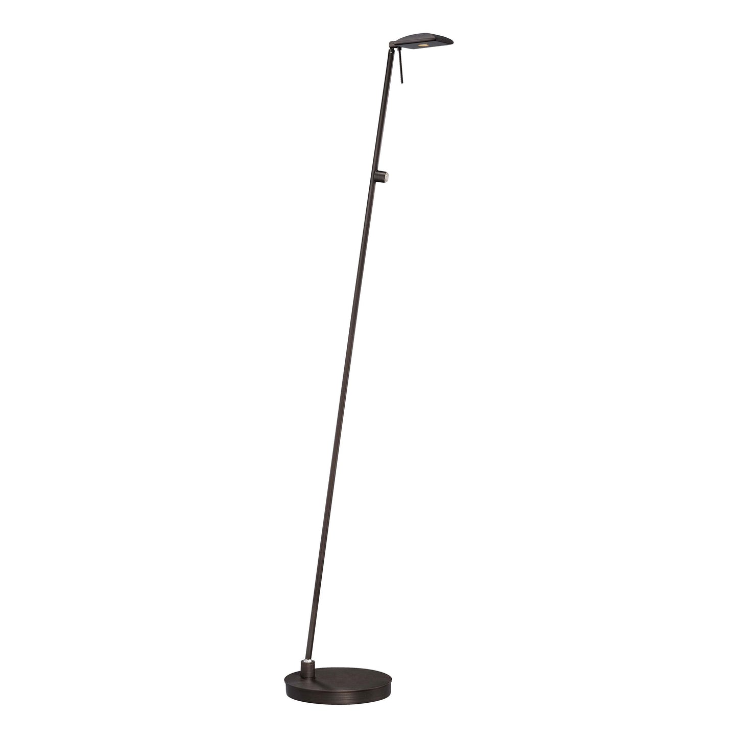 George's Reading Room P4324 LED Pharmacy Floor Lamp in Copper Bronze Patina.