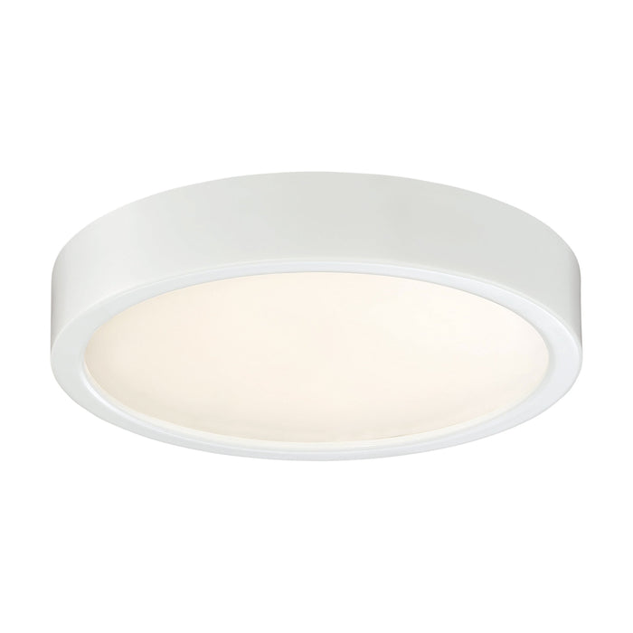GK LED Flush Mount Ceiling Light in White (Medium).