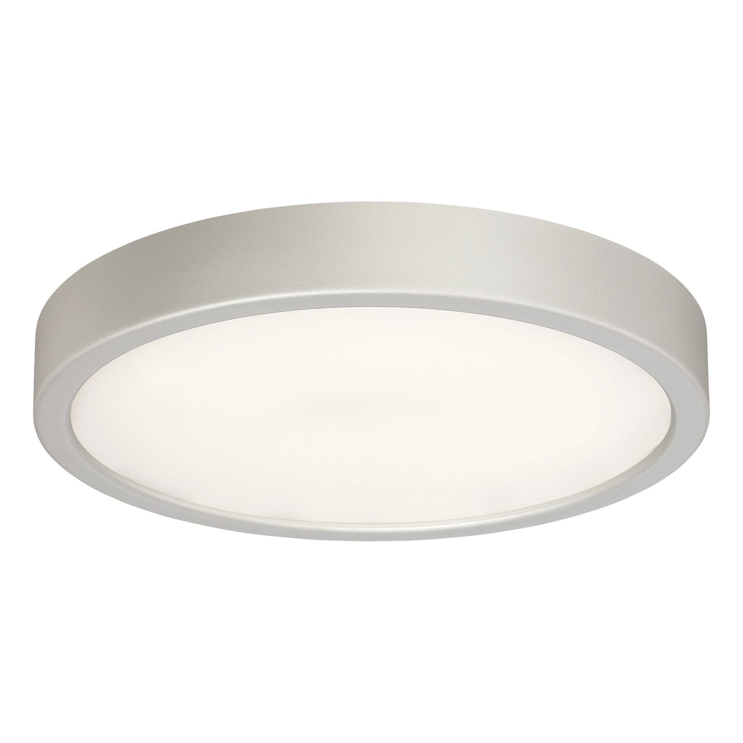 GK LED Flush Mount Ceiling Light in Silver (Large).