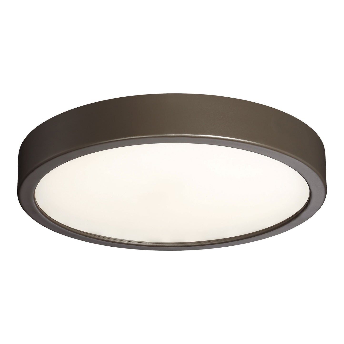 GK LED Flush Mount Ceiling Light in Painted Copper Bronze Patina (Large).
