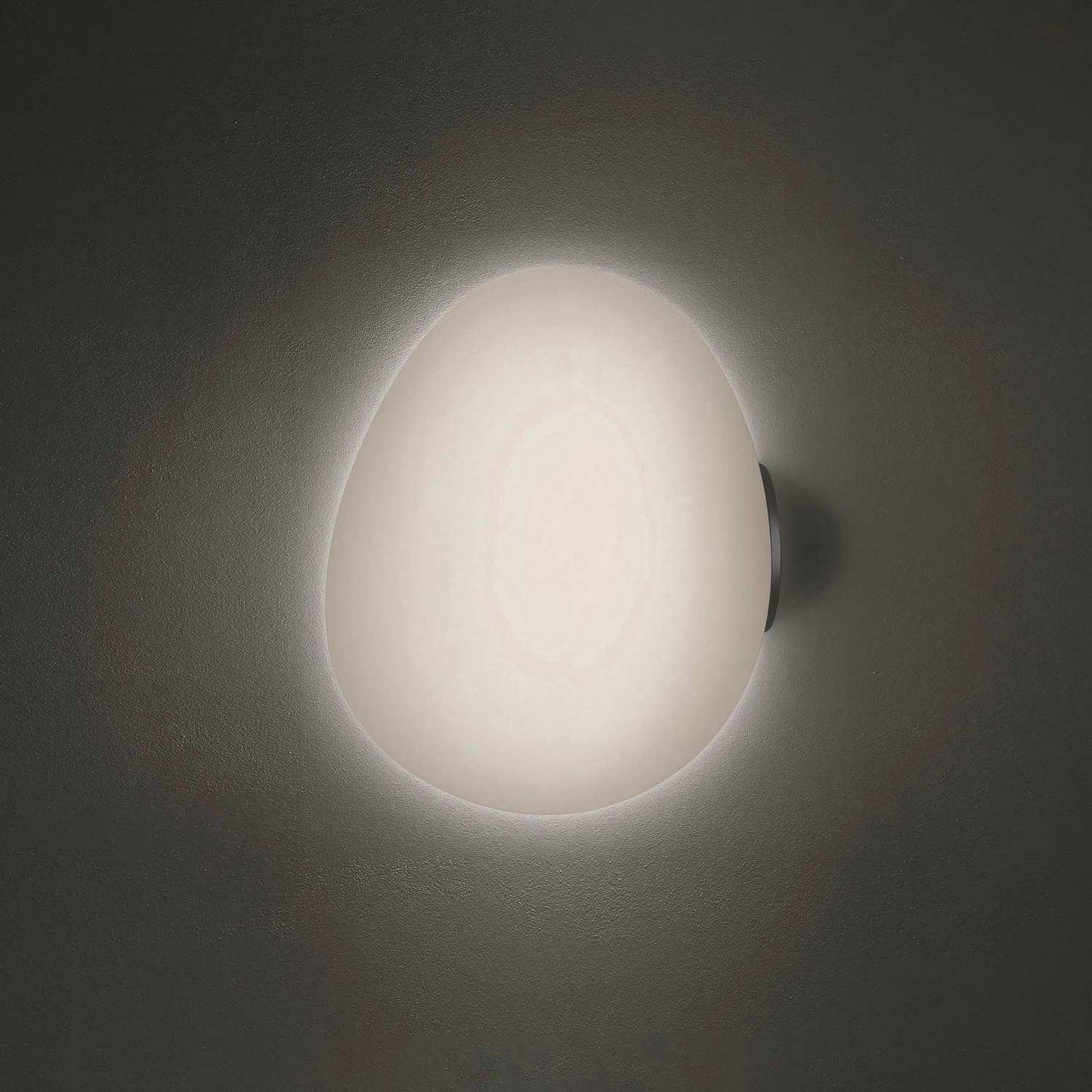 Gregg Wall Light in Large/Right Facing/Graphite.