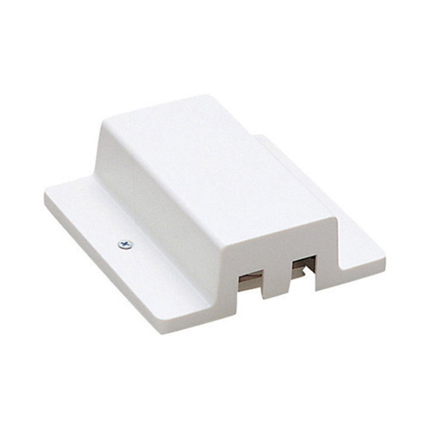 H/J/L Track Floating Canopy Connector in White (H Track).