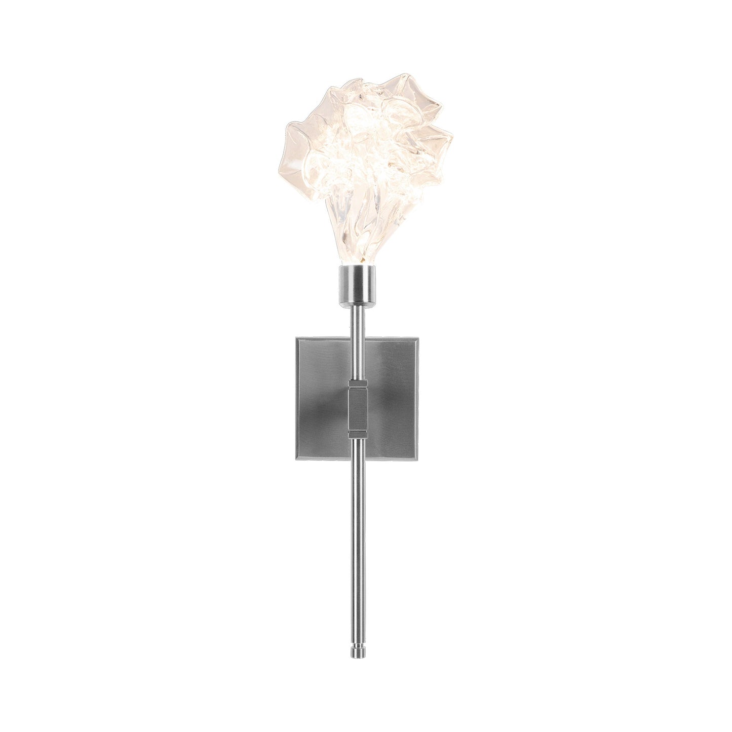Blossom Belvedere LED Wall Light in Satin Nickel.