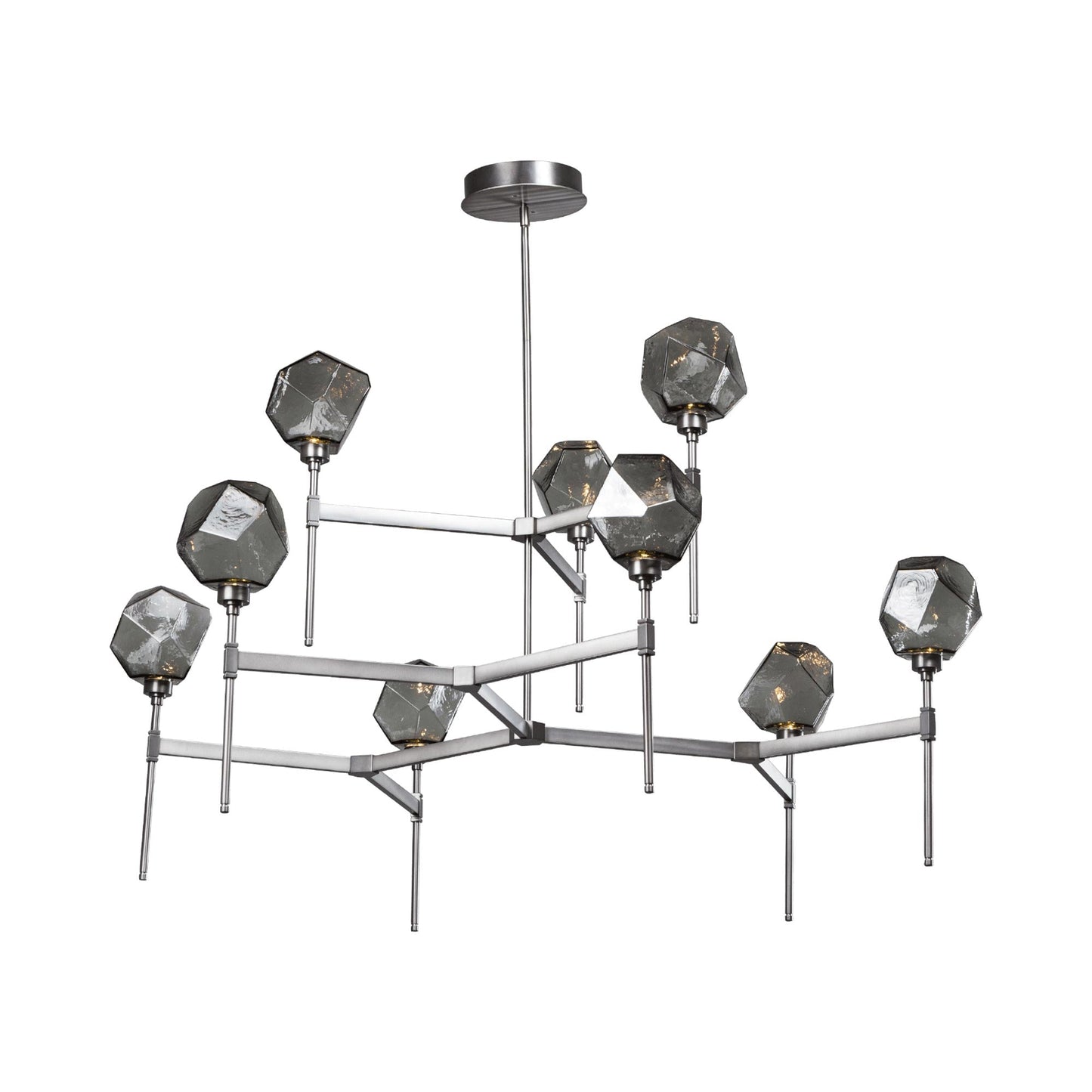 Gem Round Belvedere LED Chandelier (55-Inch).