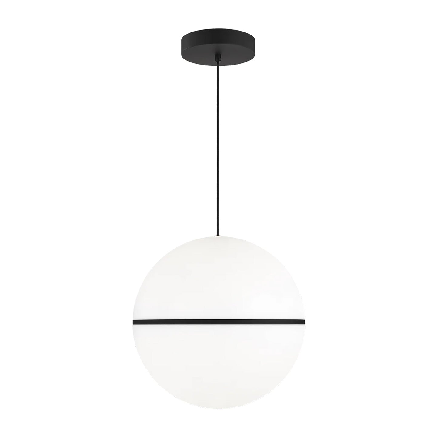 Hanea Grande LED Pendant Light in Nightshade Black (X-Large).