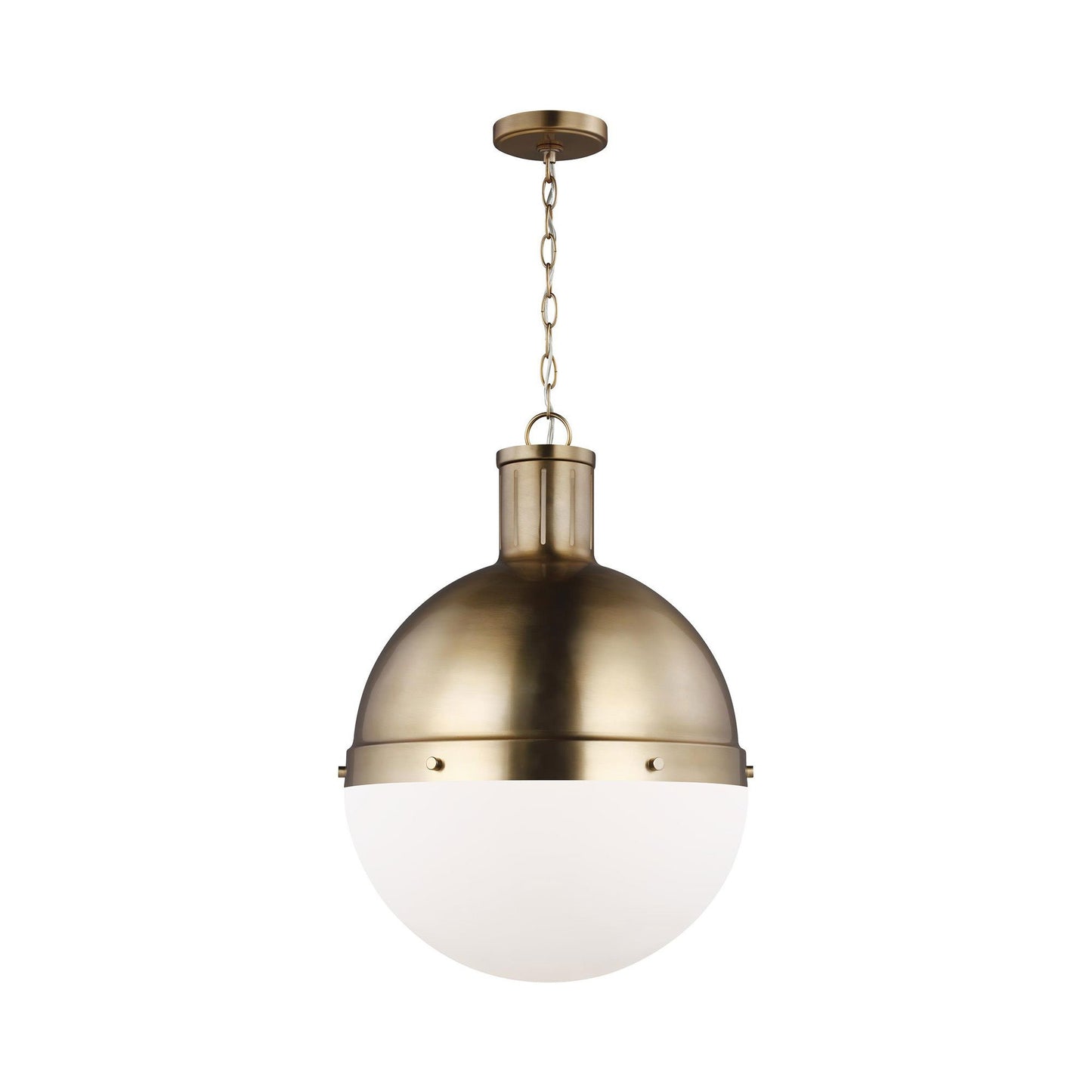 Hanks Pendant Light in Satin Brass (Large).