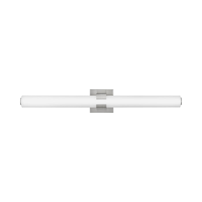 Aiden LED Bath Wall Light in Brushed Nickel (Large).