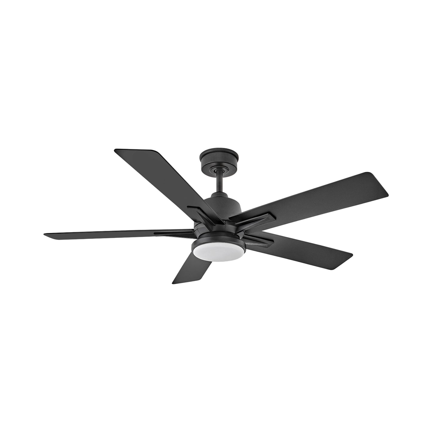 Alta LED Ceiling Fan in Matte Black.