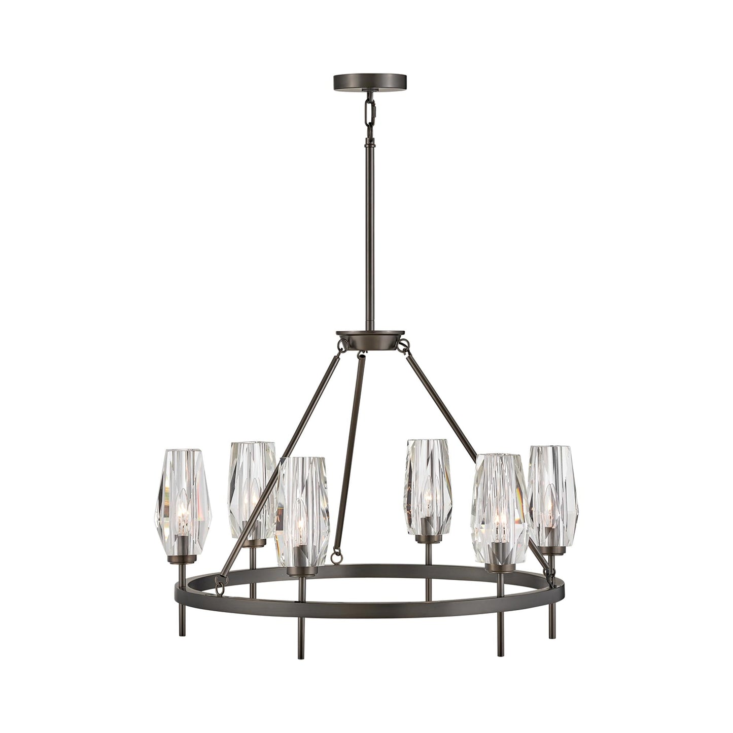 Ana Chandelier in Black Oxide.