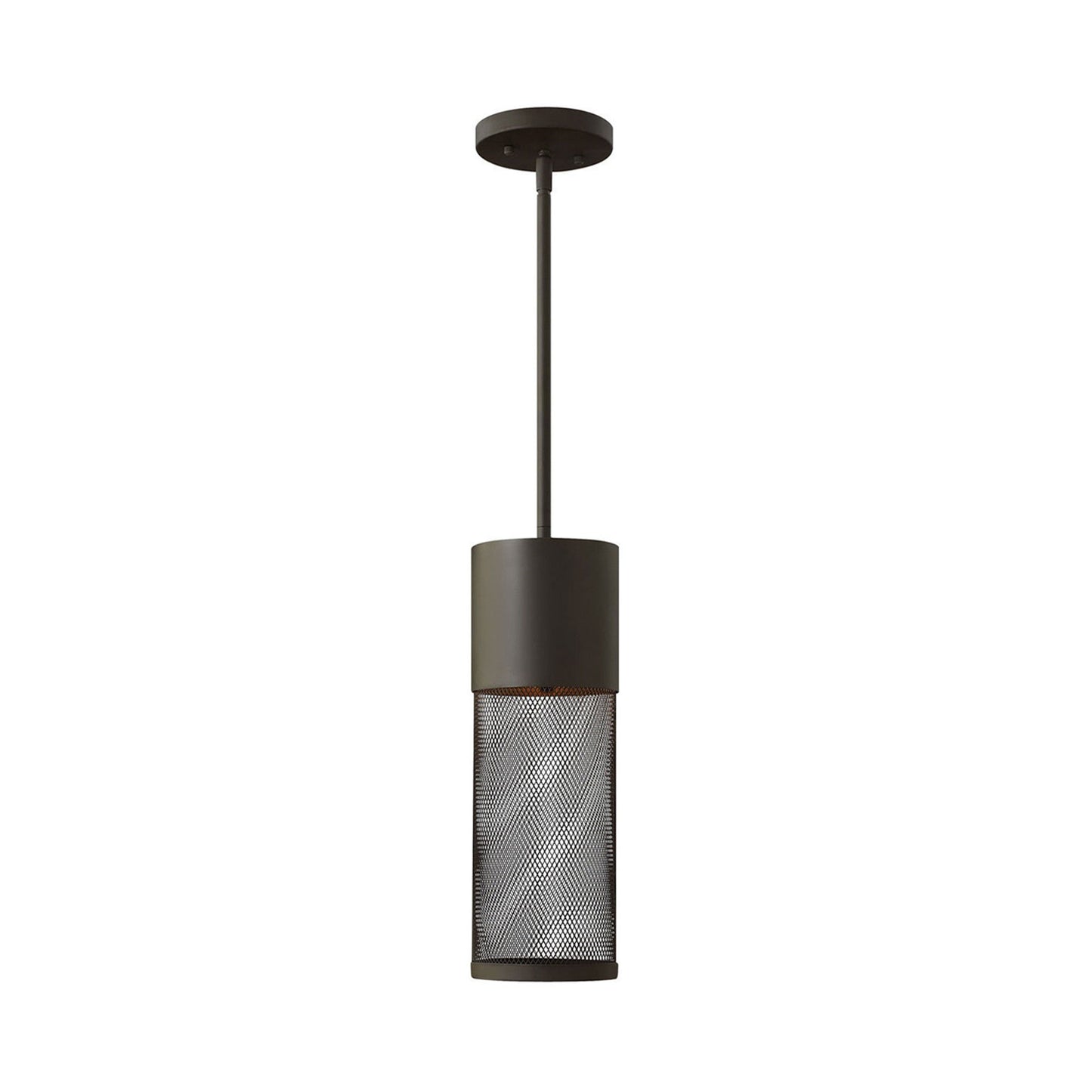 Aria Outdoor Pendant Light in Buckeye Bronze/Incandescent.