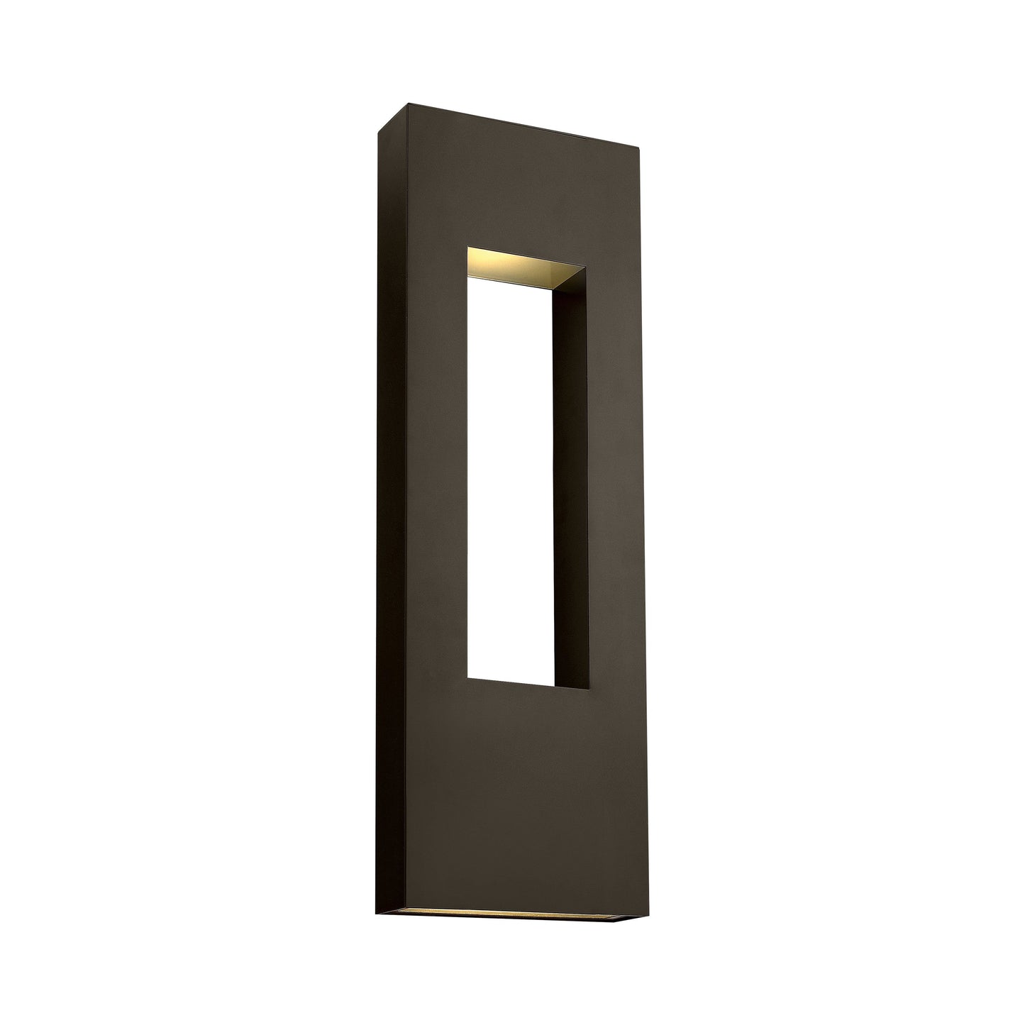 Atlantis Extra Large Outdoor LED Wall Light in Titanium.