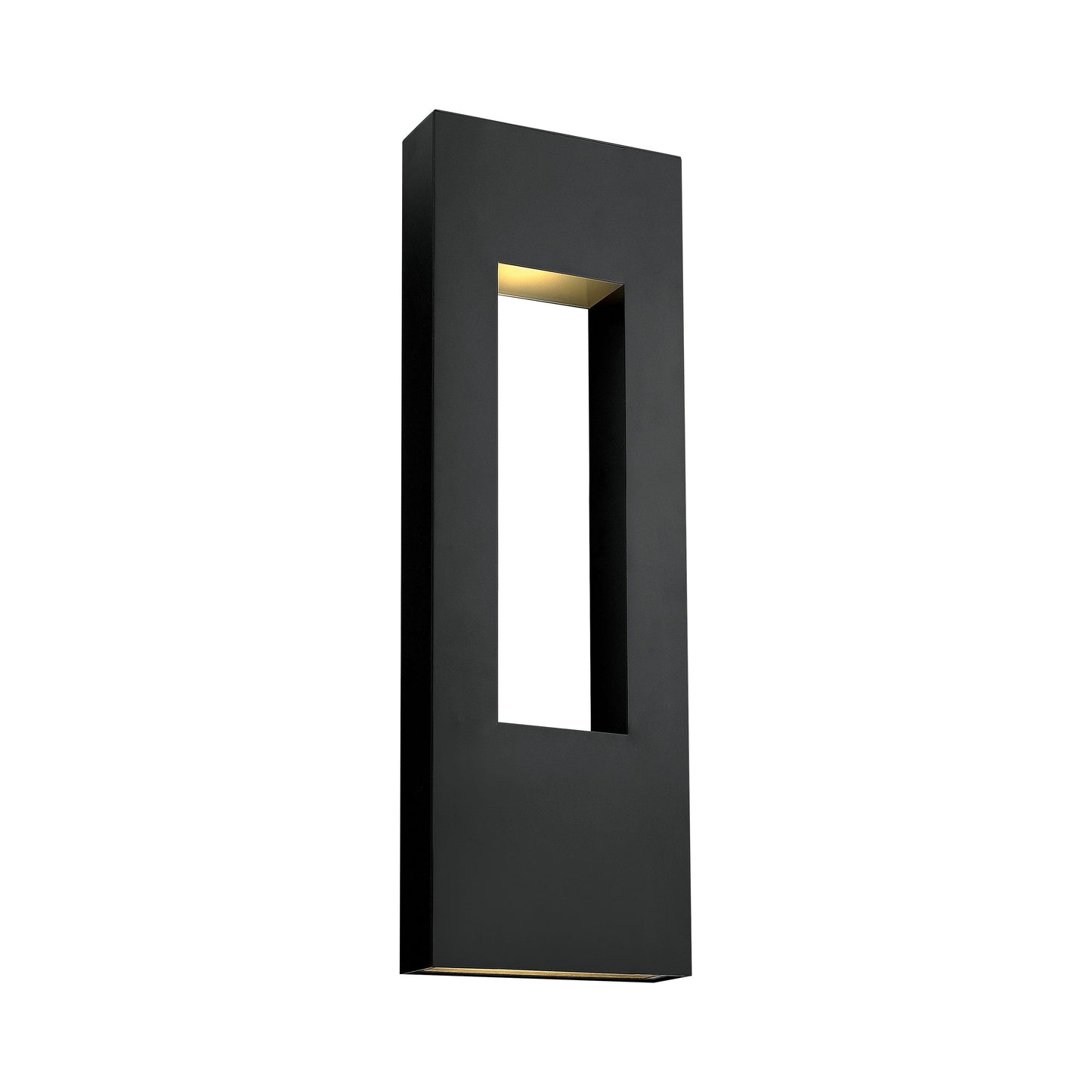Atlantis Extra Large Outdoor LED Wall Light in Satin Black.