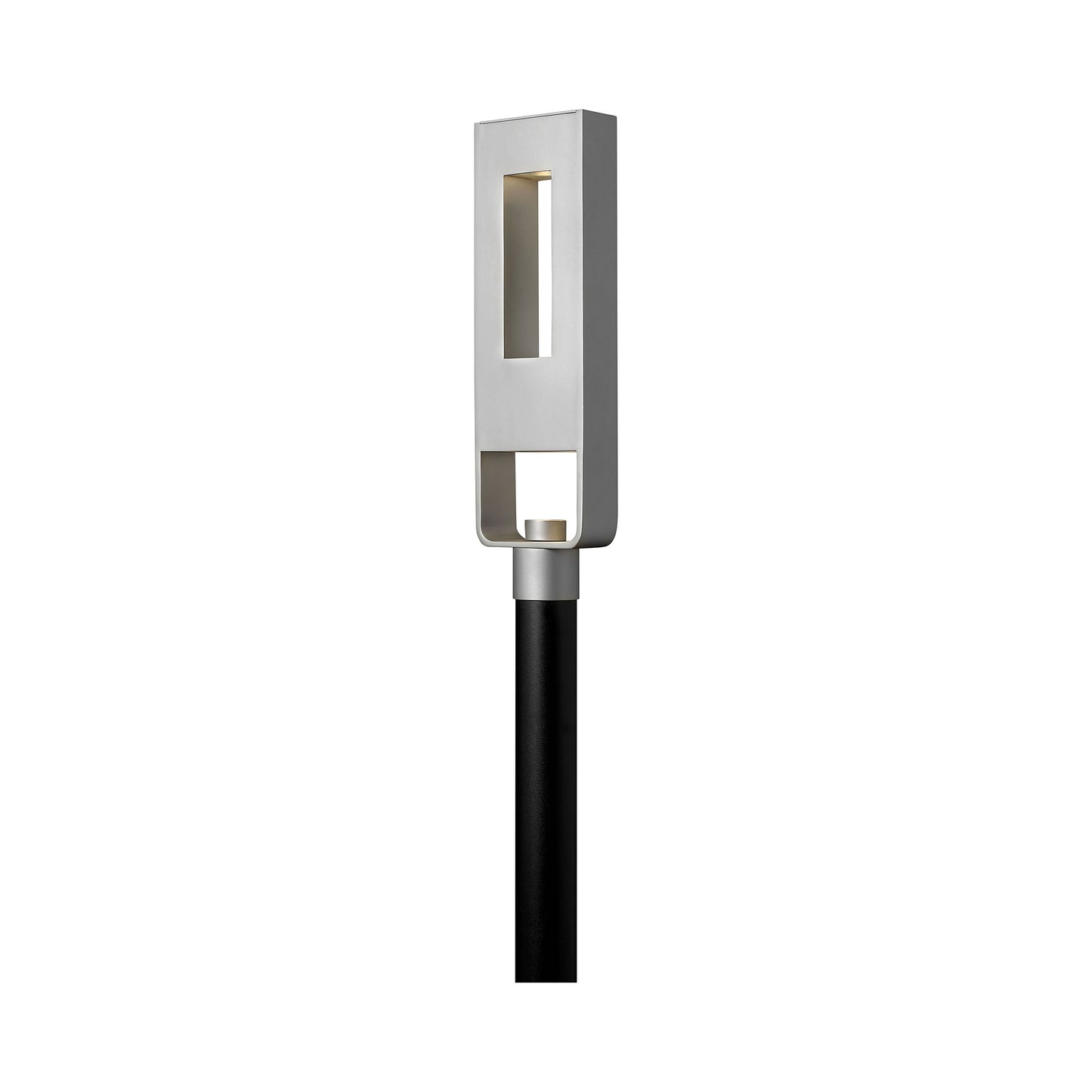 Atlantis Outdoor LED Post Light in Titanium.