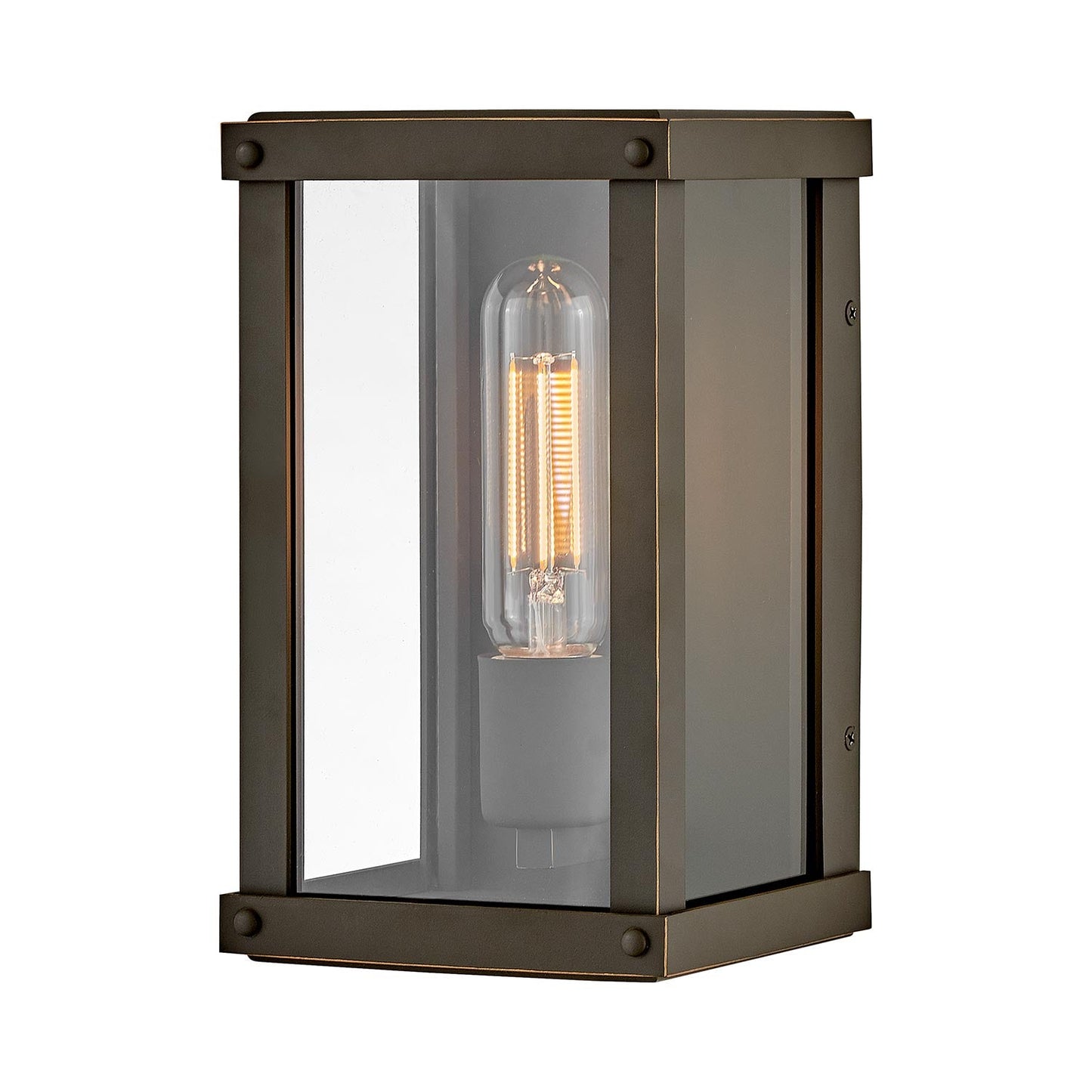 Beckham Outdoor Wall Light in Oil Rubbed Bronze.