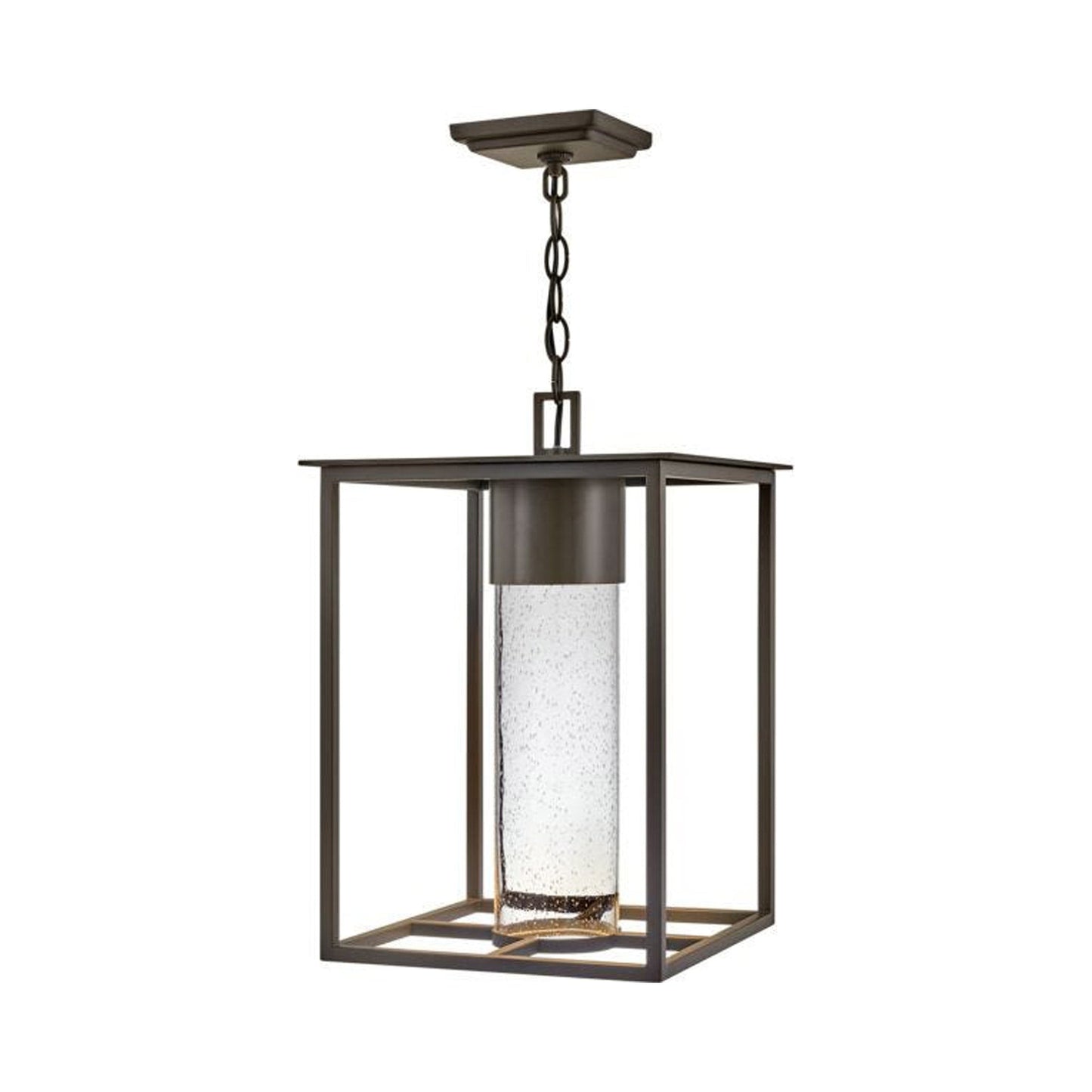 Coen Outdoor Pendant Light in Oil Rubbed Bronze.