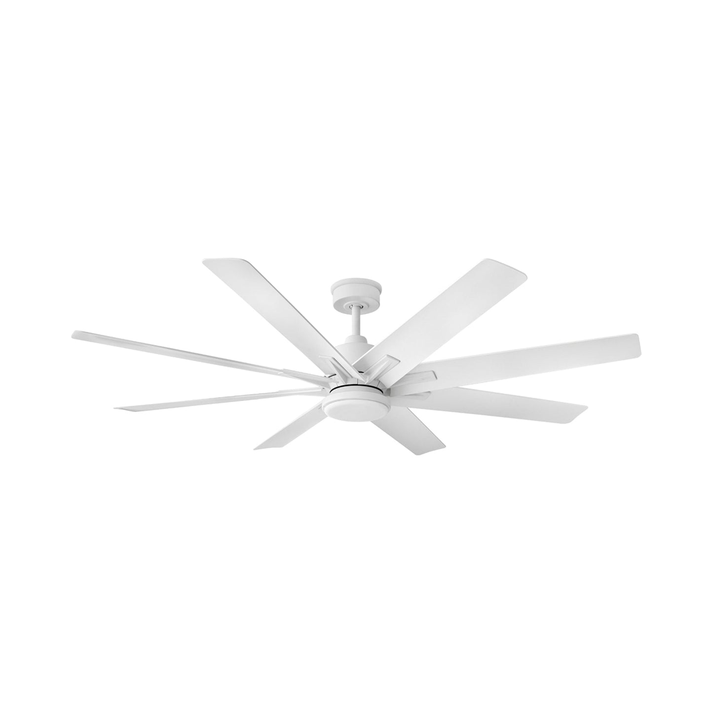 Concur LED Ceiling Fan in Matte White.