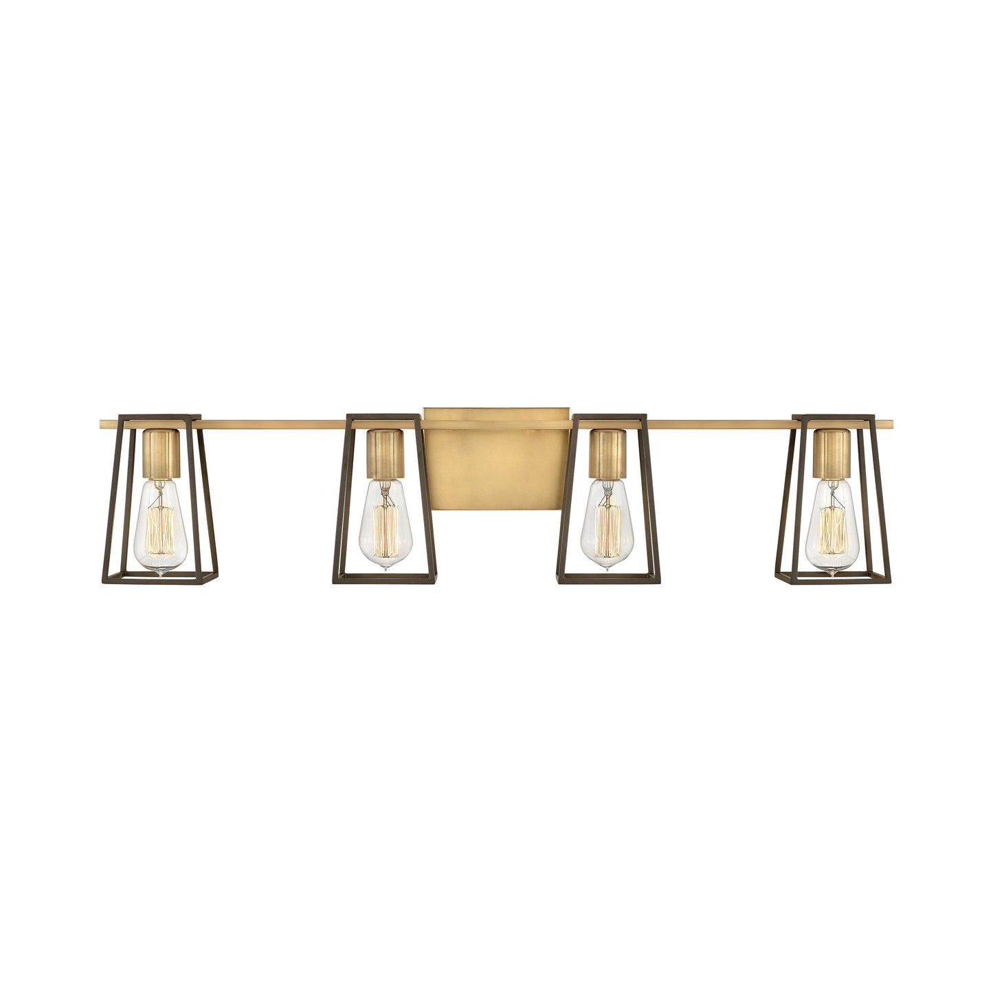 Filmore Bath Vanity Light in Heritage Brass (4-Light).