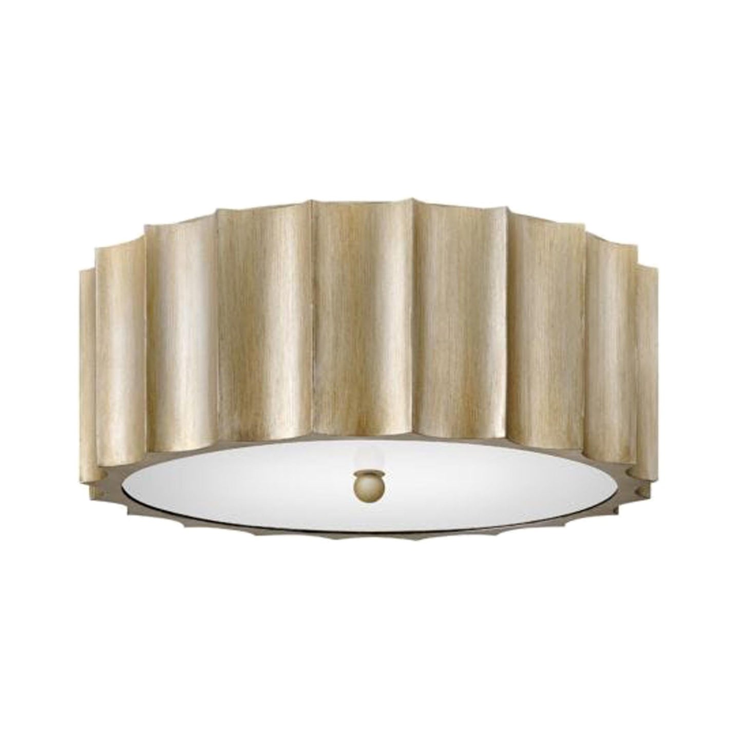Gia Flush Mount Ceiling Light in Champagne Gold (Large).