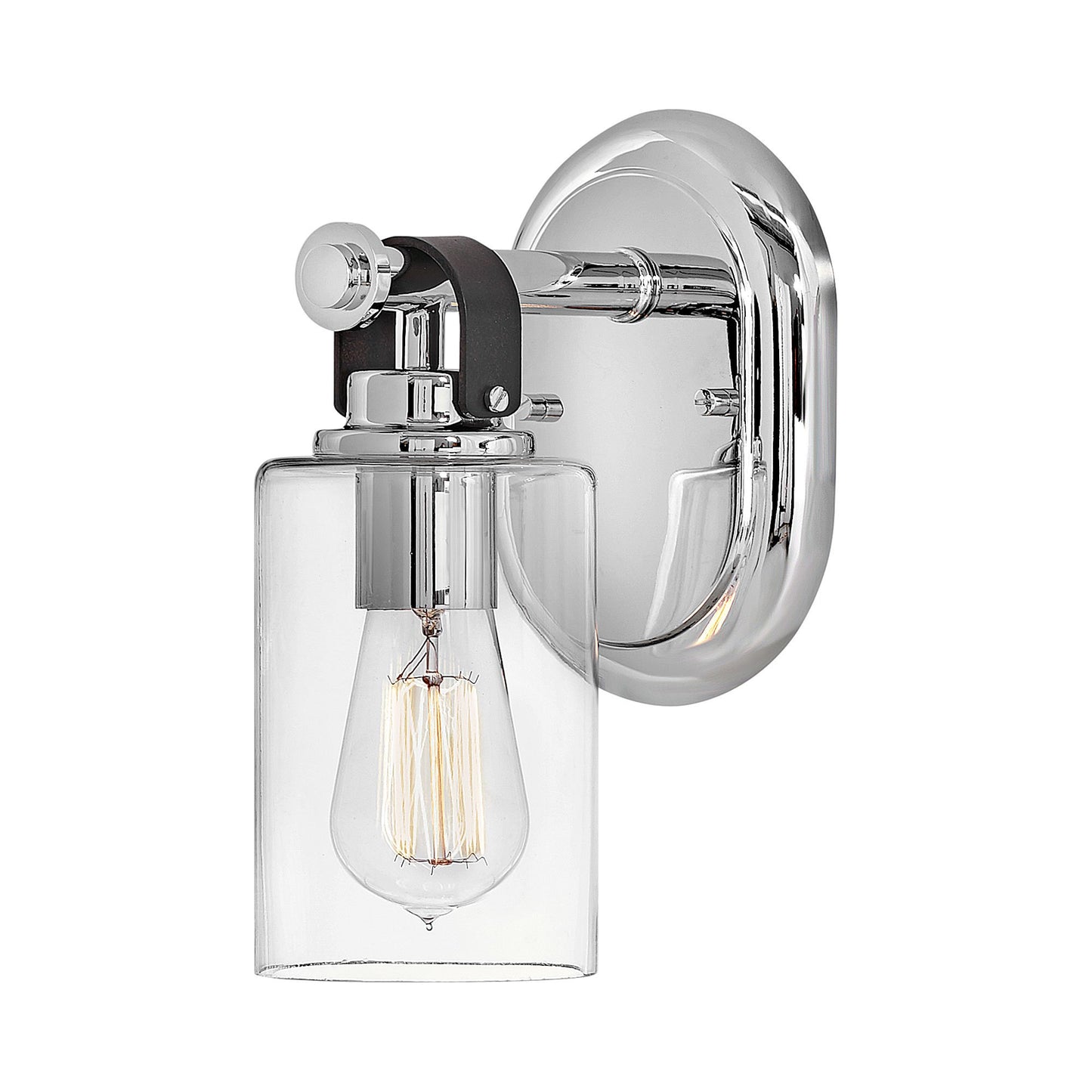 Halstead Bath Wall Light in Chrome.