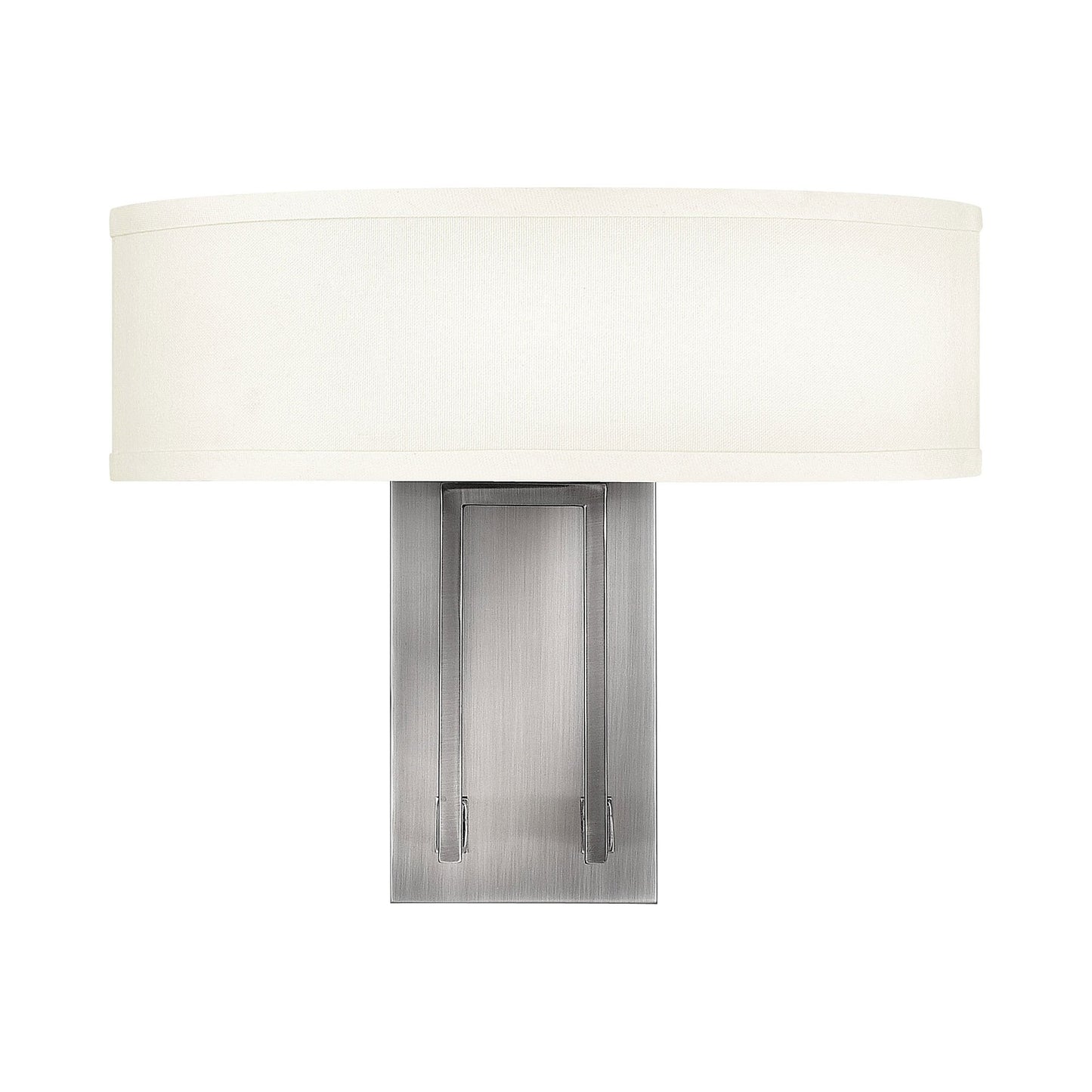 Hampton Wall Light in Antique Nickel.