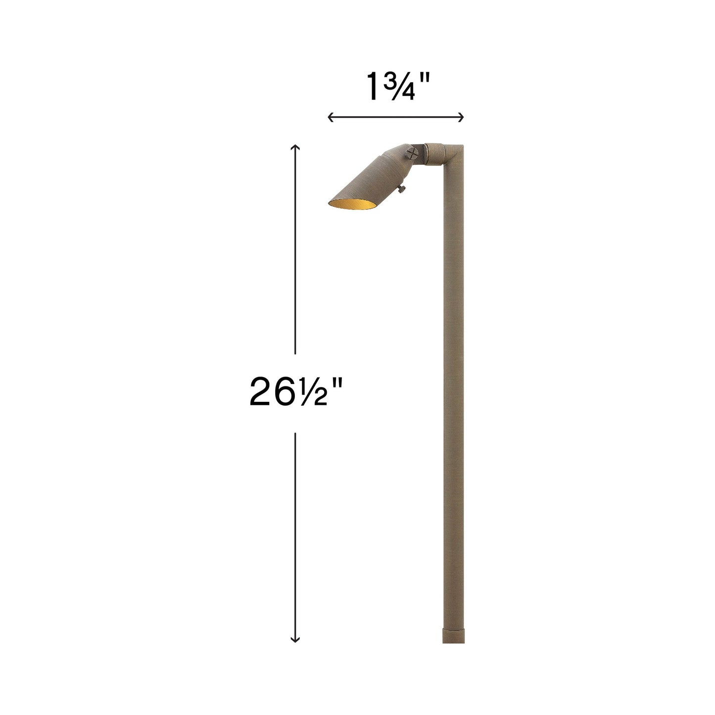 Hardy Island Spot Light Path Light - line drawing.