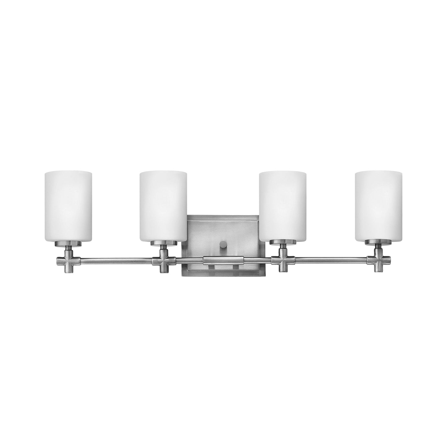Laurel Bath Vanity Light in Brushed Nickel (4-Light).
