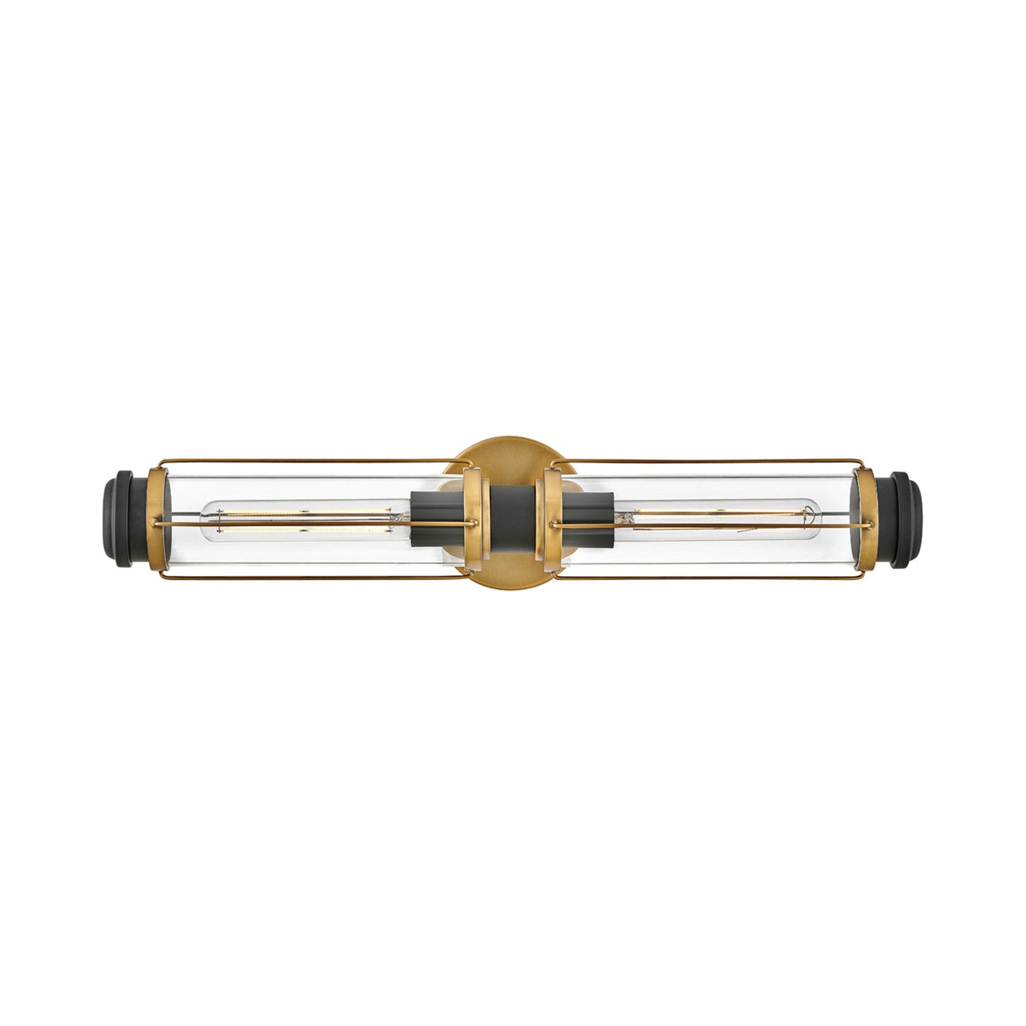 Masthead Bath Wall Light in Heritage Brass (2-Light).