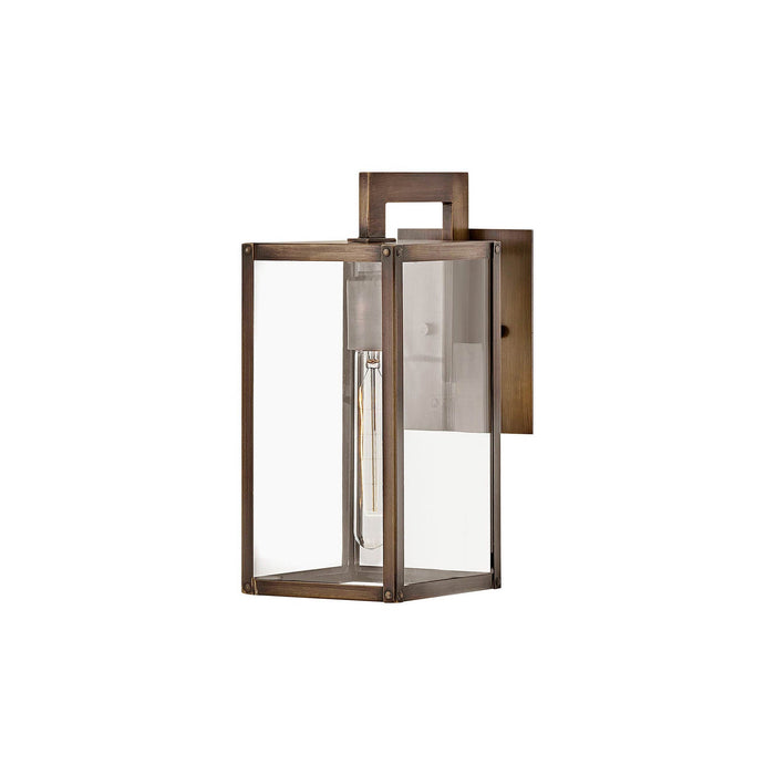 Max Outdoor Wall Light in Small/Burnished Bronze.