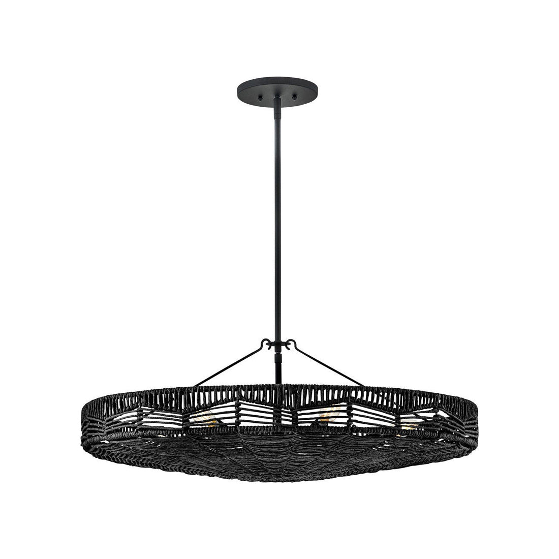 Ophelia Pendant Light in Black Shade.