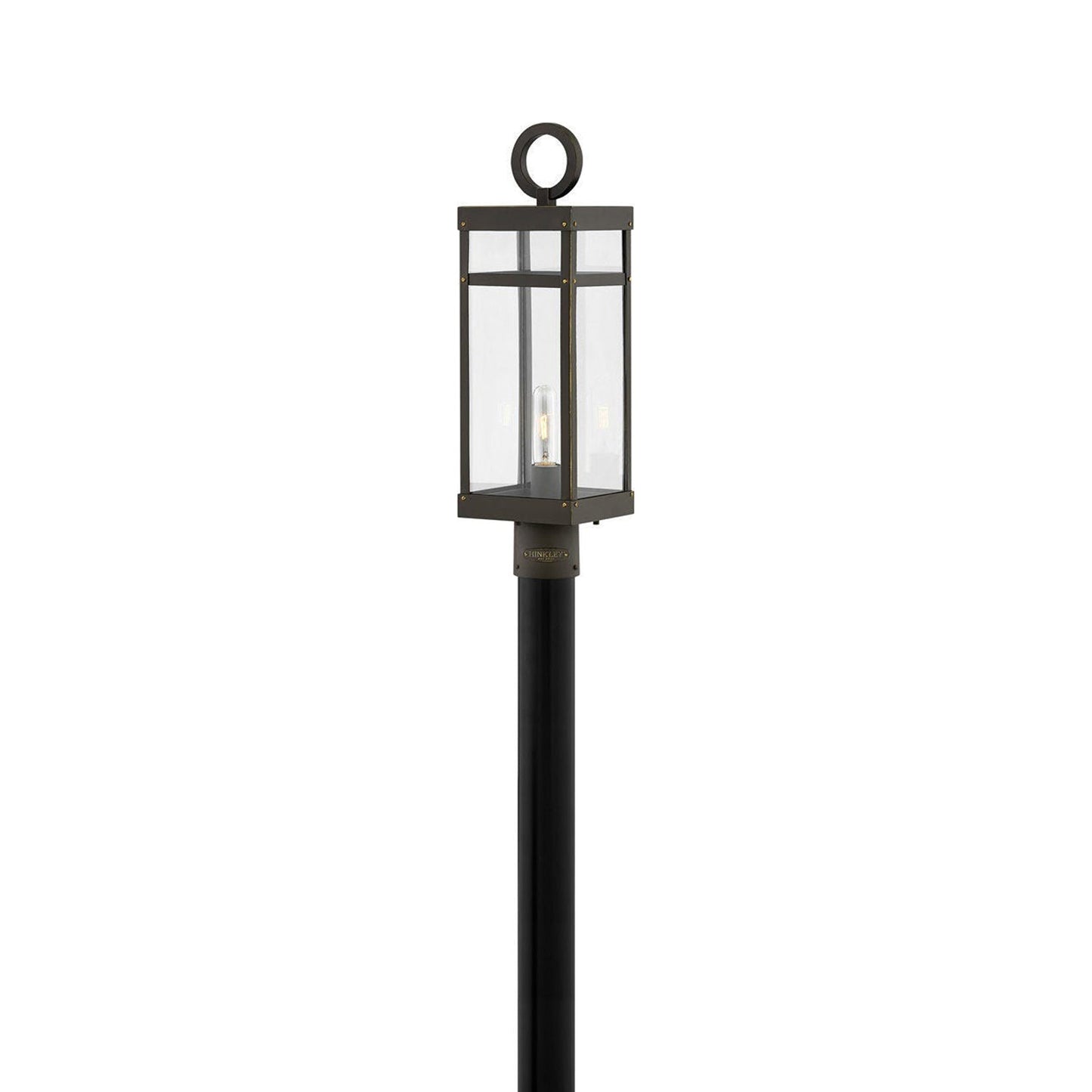 Porter Outdoor Post Light in Oil Rubbed Bronze/Incandescent.
