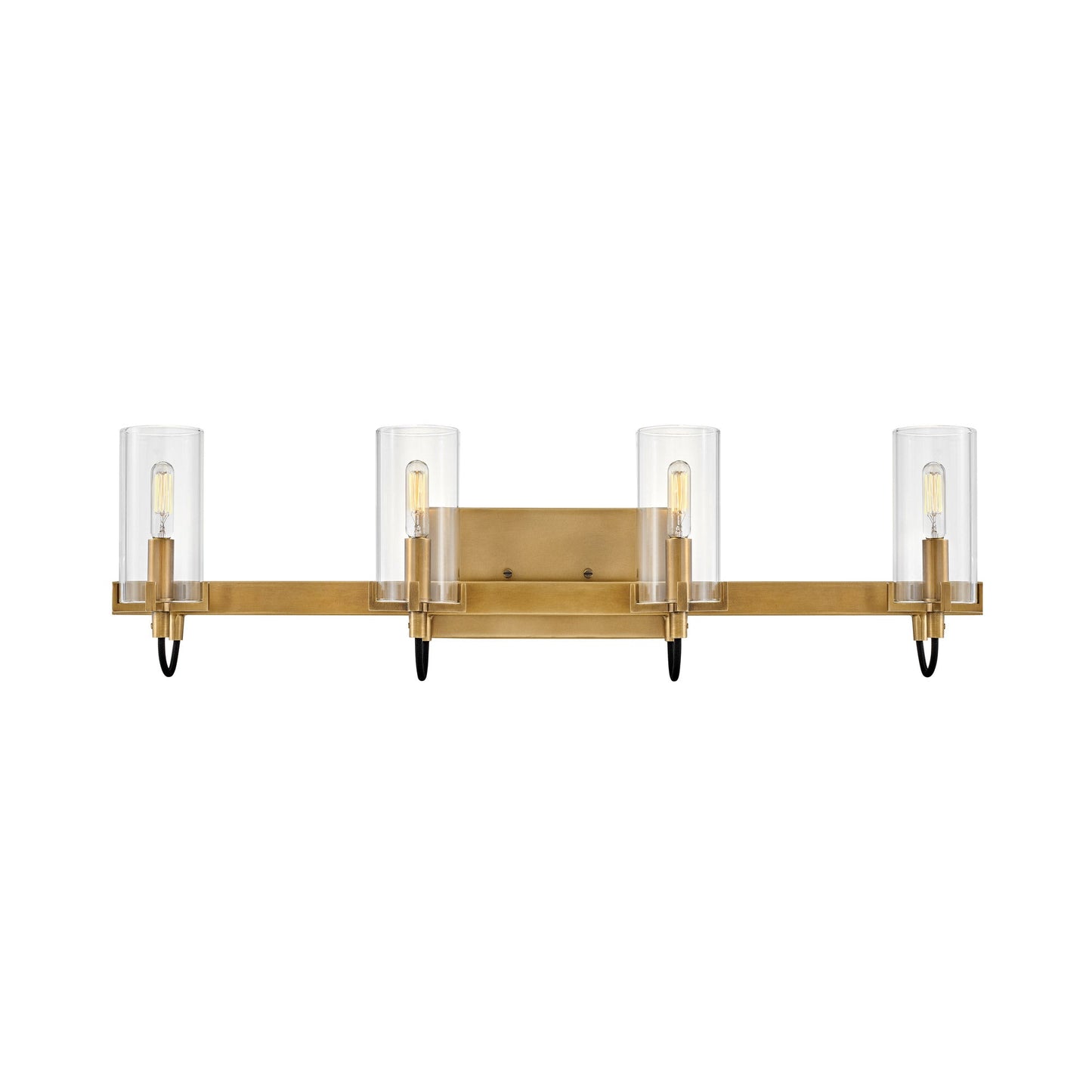 Ryden Bath Vanity Light in Heritage Brass (4-Light).