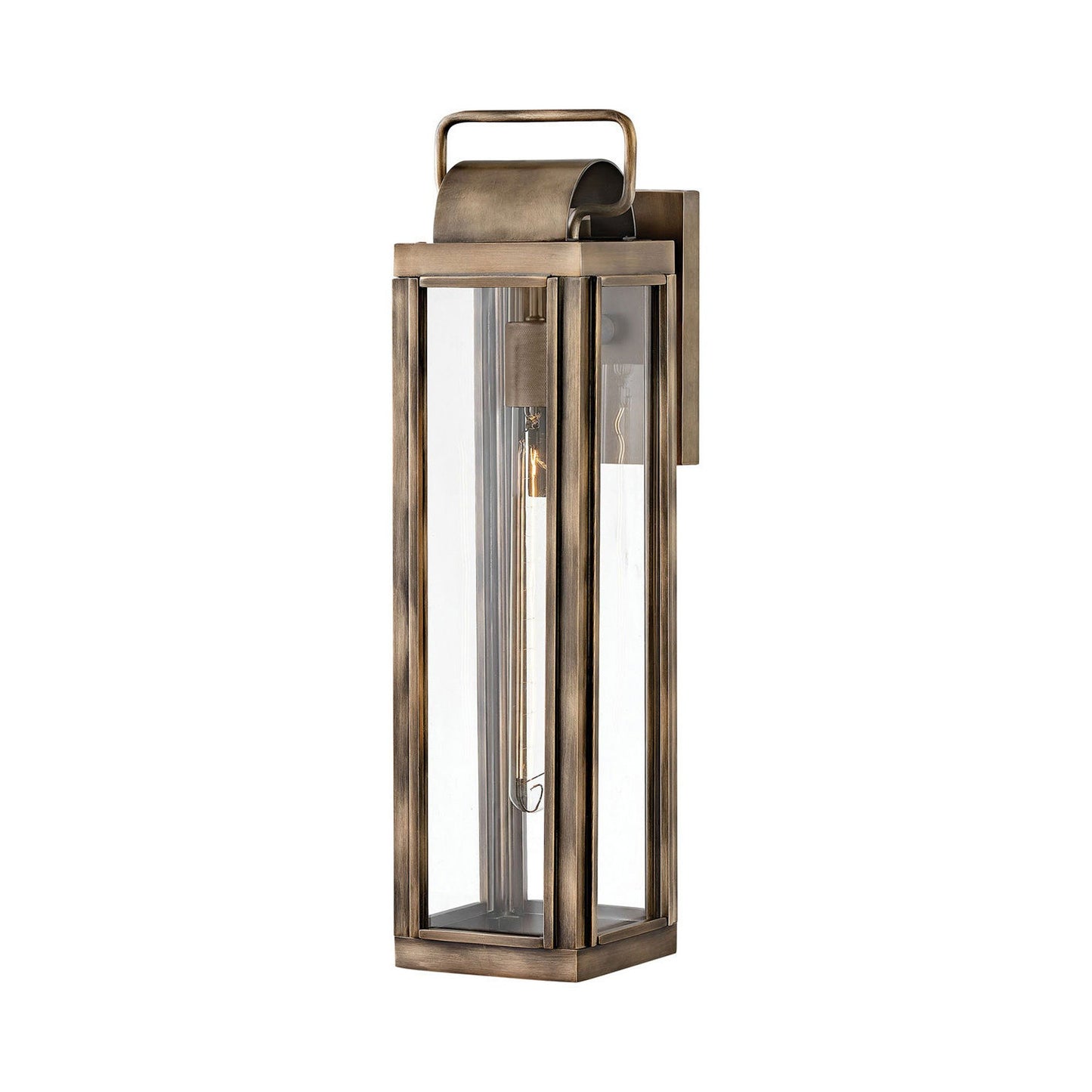 Sag Harbor Outdoor Wall Light in Large/Burnished Bronze.