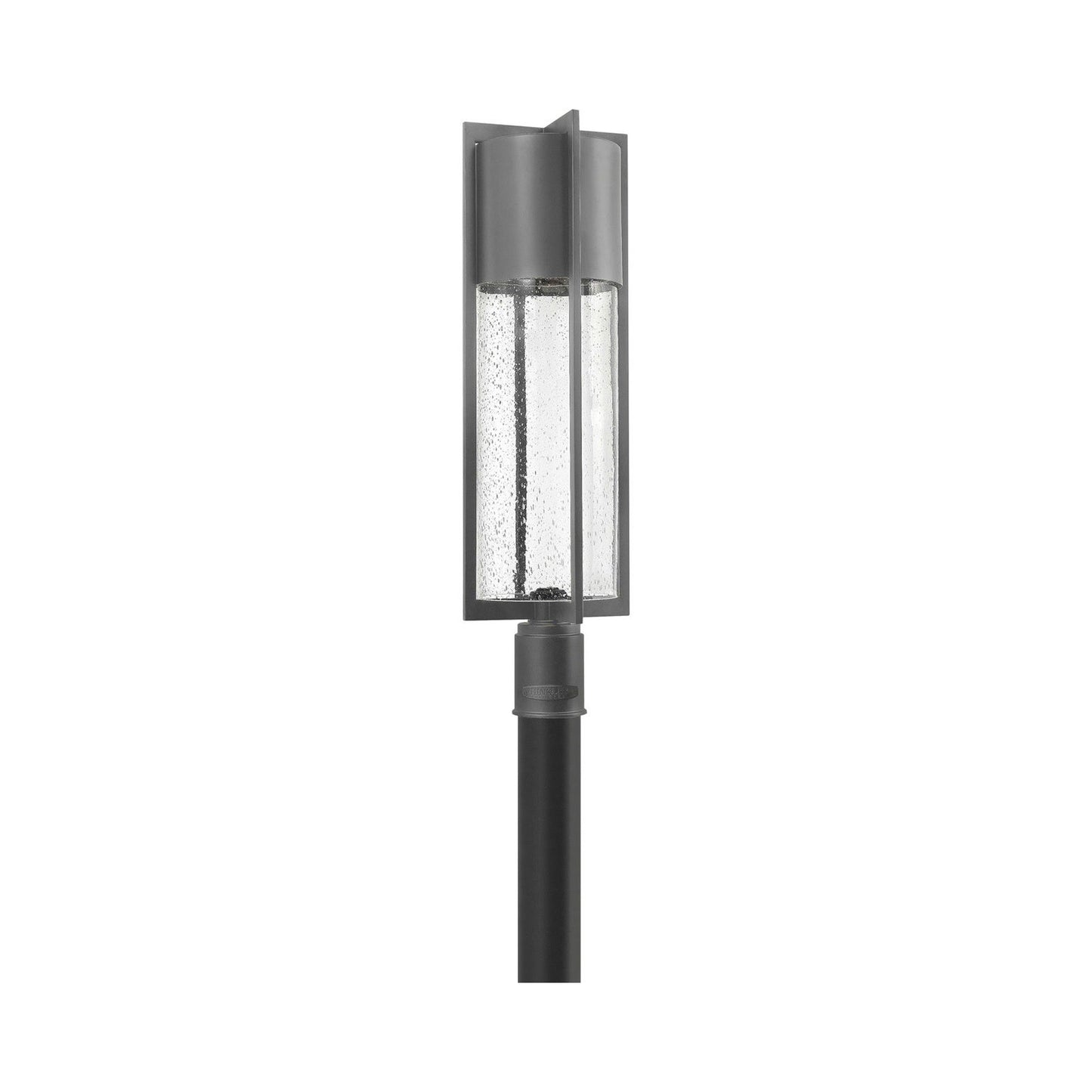 Shelter Outdoor Post Light in Hematite.