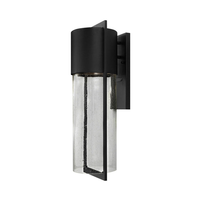 Shelter Outdoor Wall Light in X-Large Round/Black.