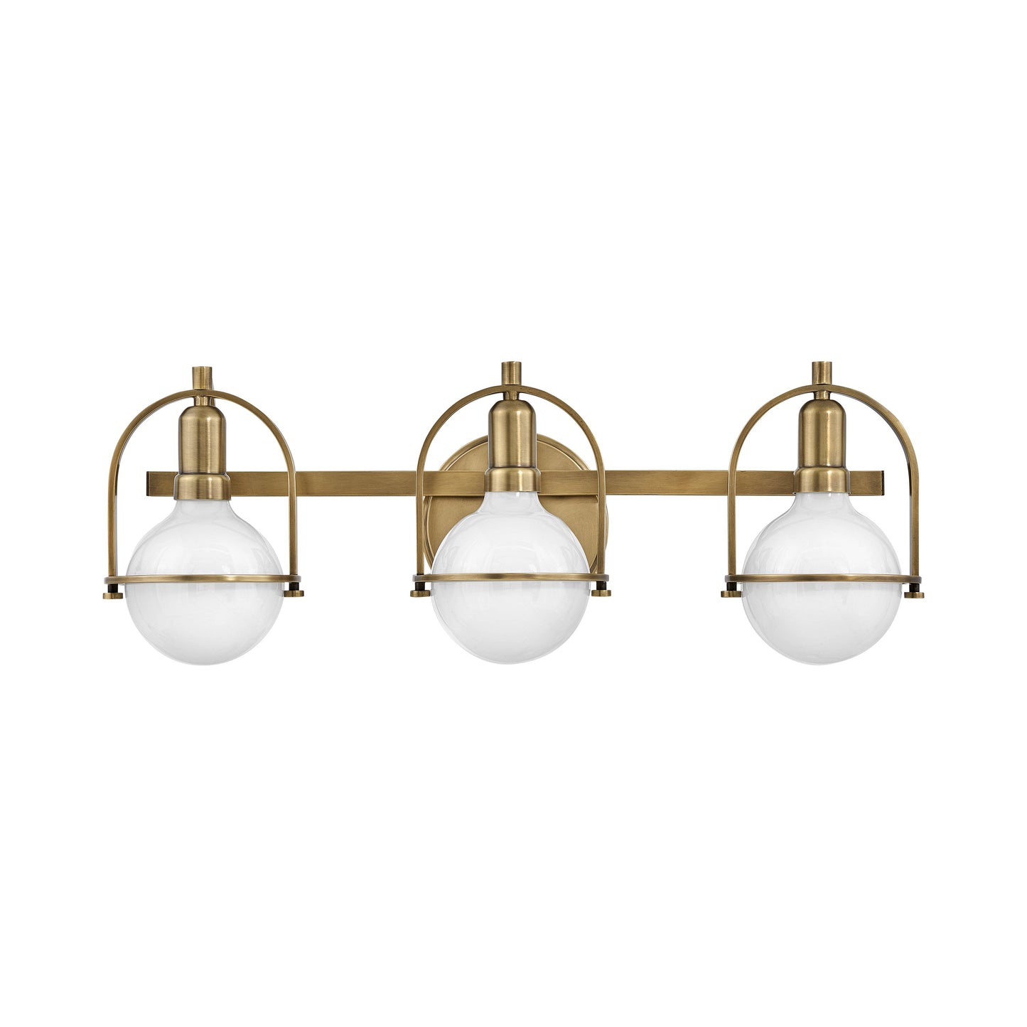 Somerset Bath Vanity Light in Heritage Brass (3-Light).